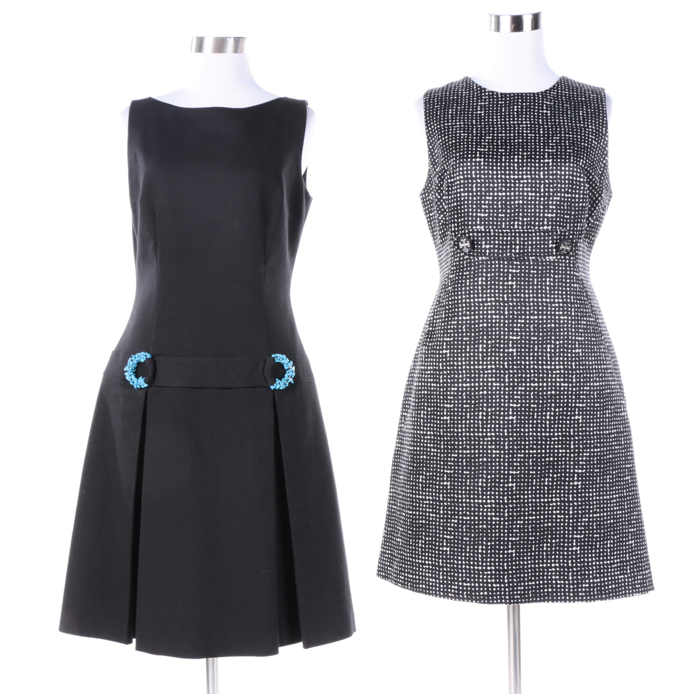 Women's Tory Burch and David Meister Sleeveless A-Line Dresses