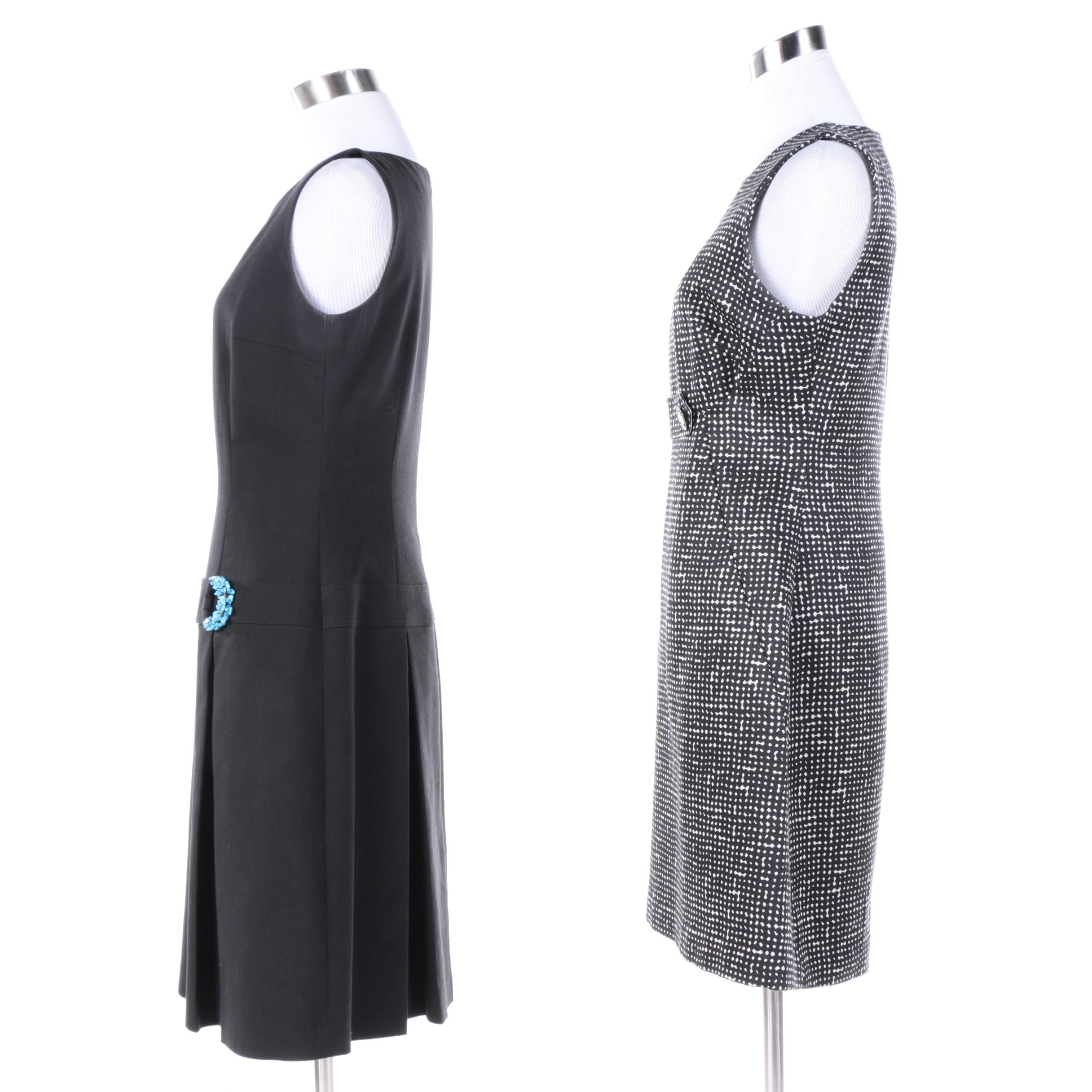 Women's Tory Burch and David Meister Sleeveless A-Line Dresses