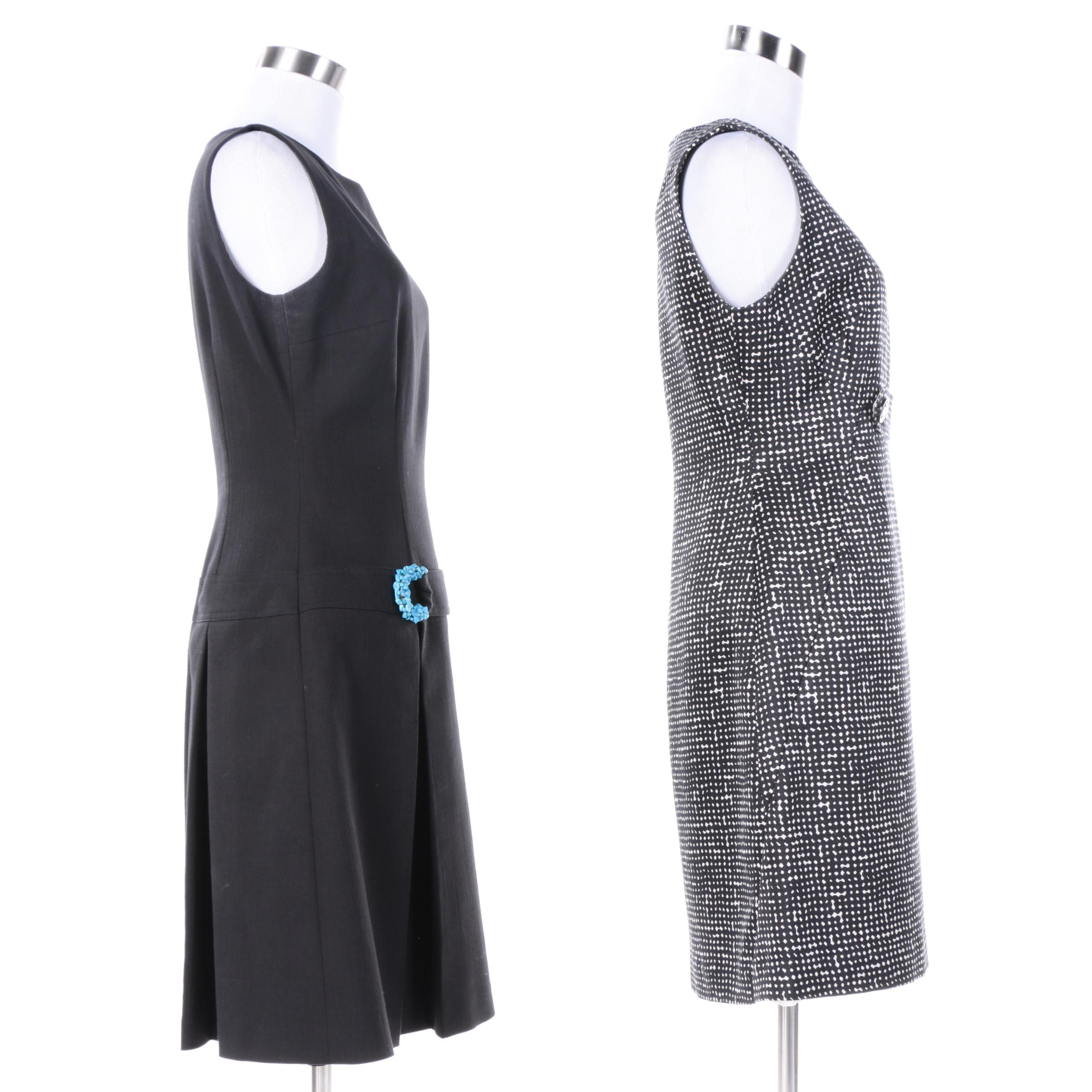 Women's Tory Burch and David Meister Sleeveless A-Line Dresses
