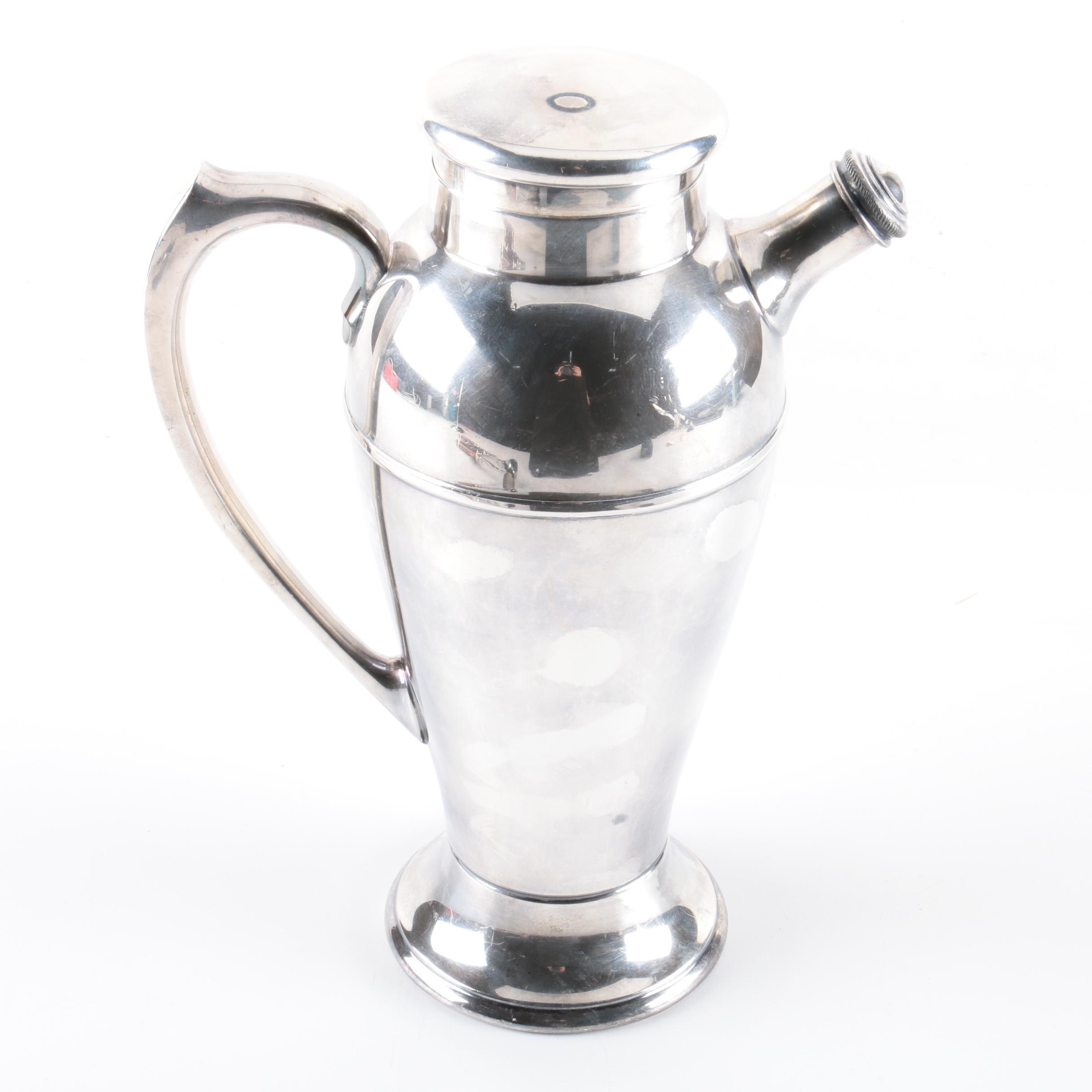 International Silver Company Bar Shaker and Resin Handled Bar Set