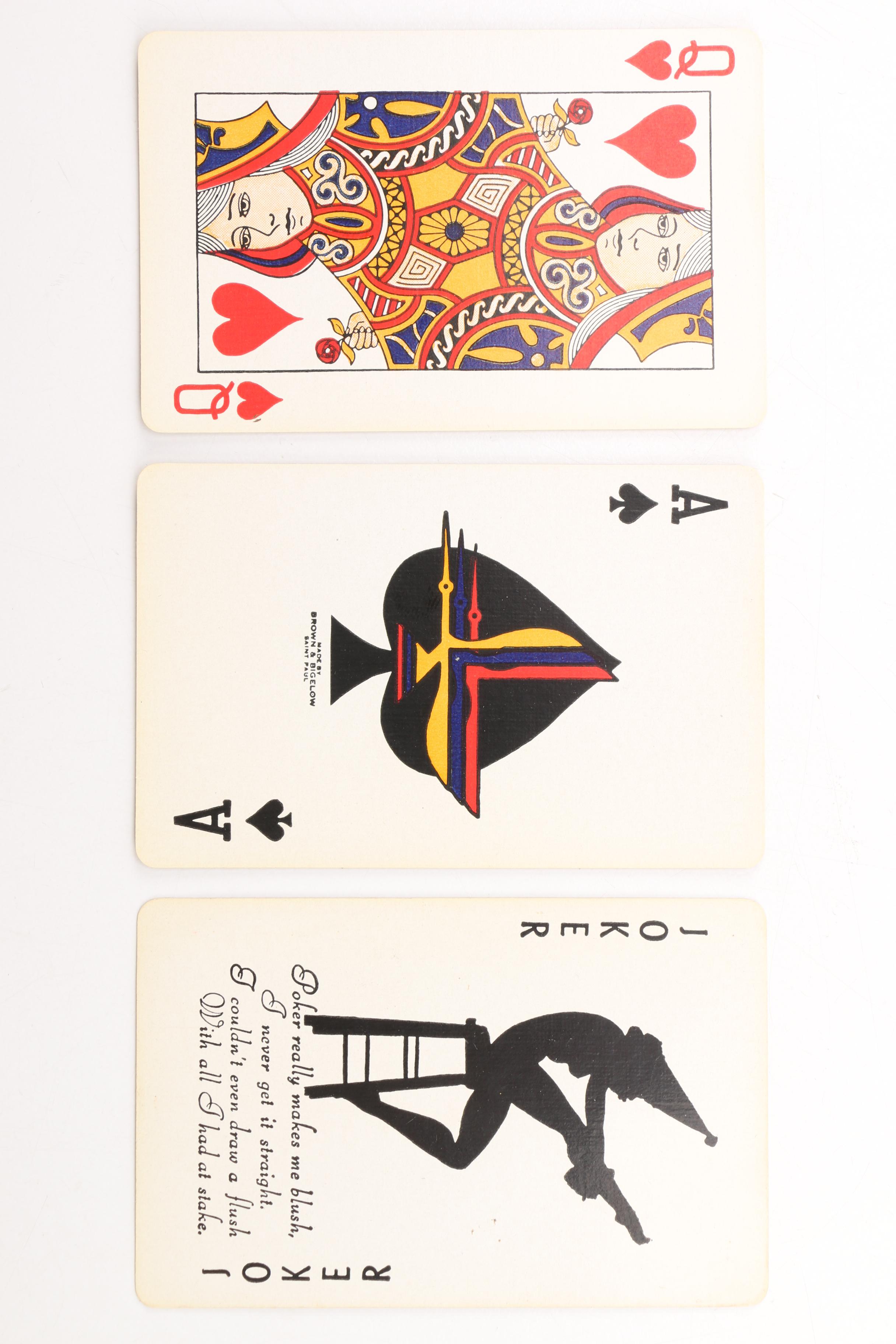 Vintage "Win, Lose, or Draw" Pinup Playing Cards by Earl MacPherson