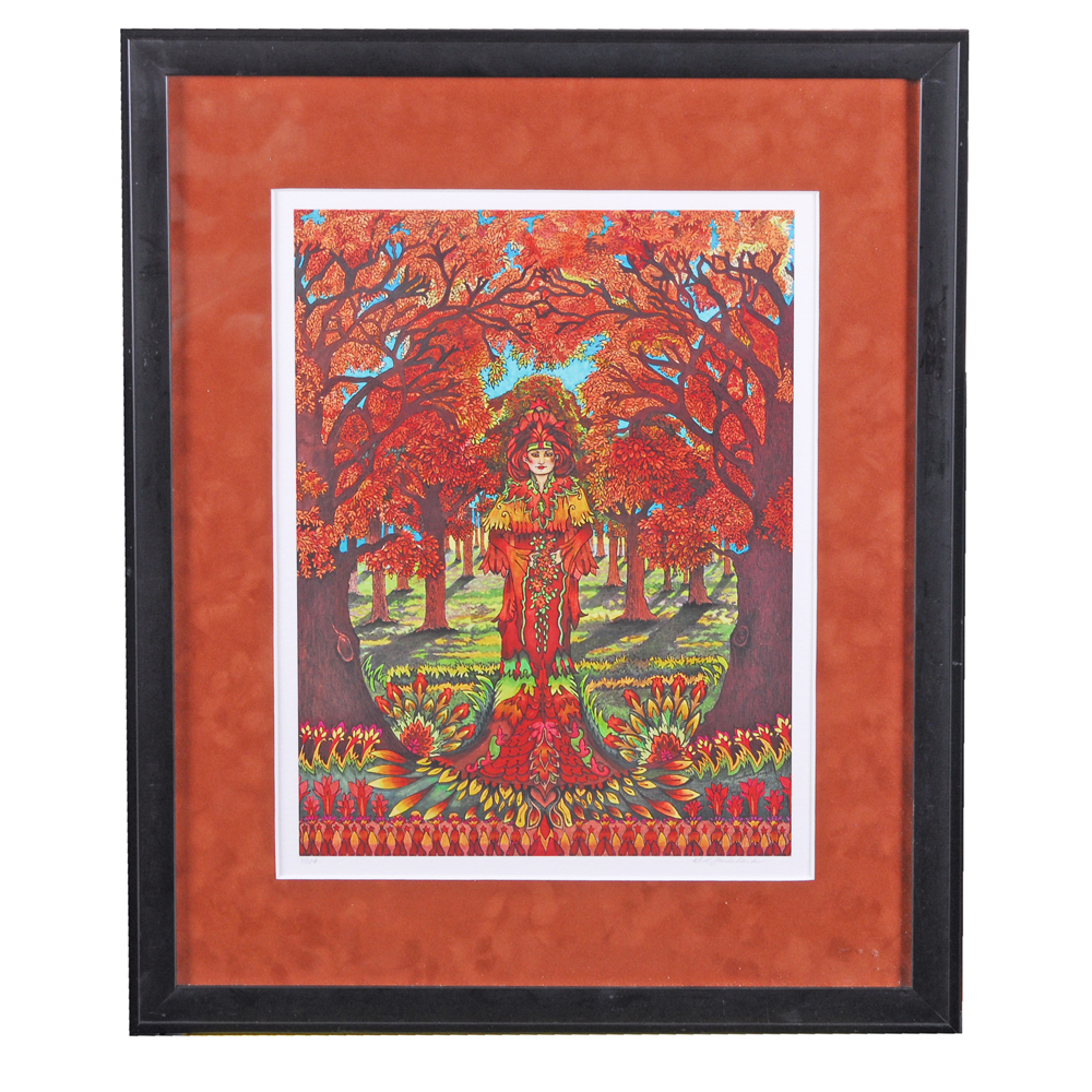 Debbie Lynn Zwiebach Limited Edition Giclee "Indian Summer"