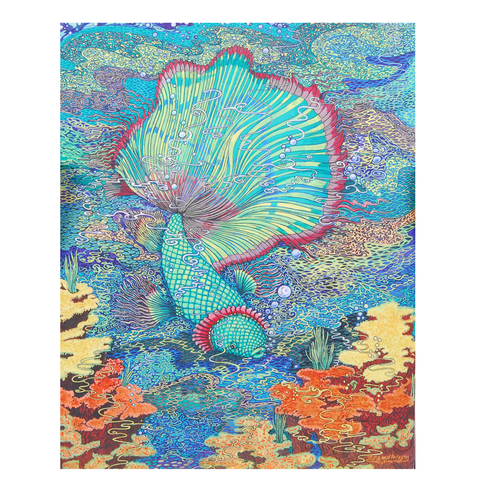 Debbie Lynn Zwiebach Limited Edition Print "Beta Fish"