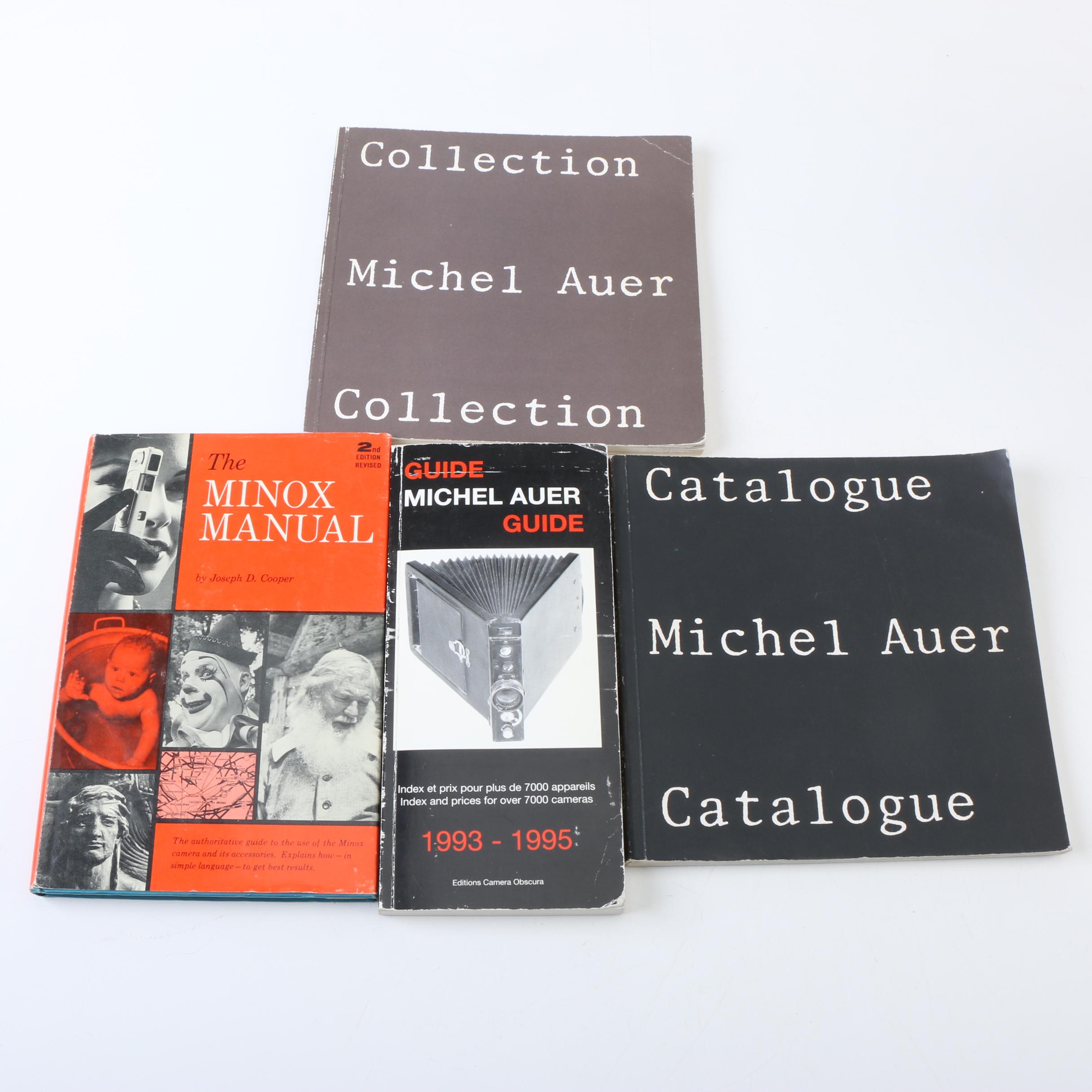 "The Minox Manual" Book with Camera Collection Catalogues and Price Guides