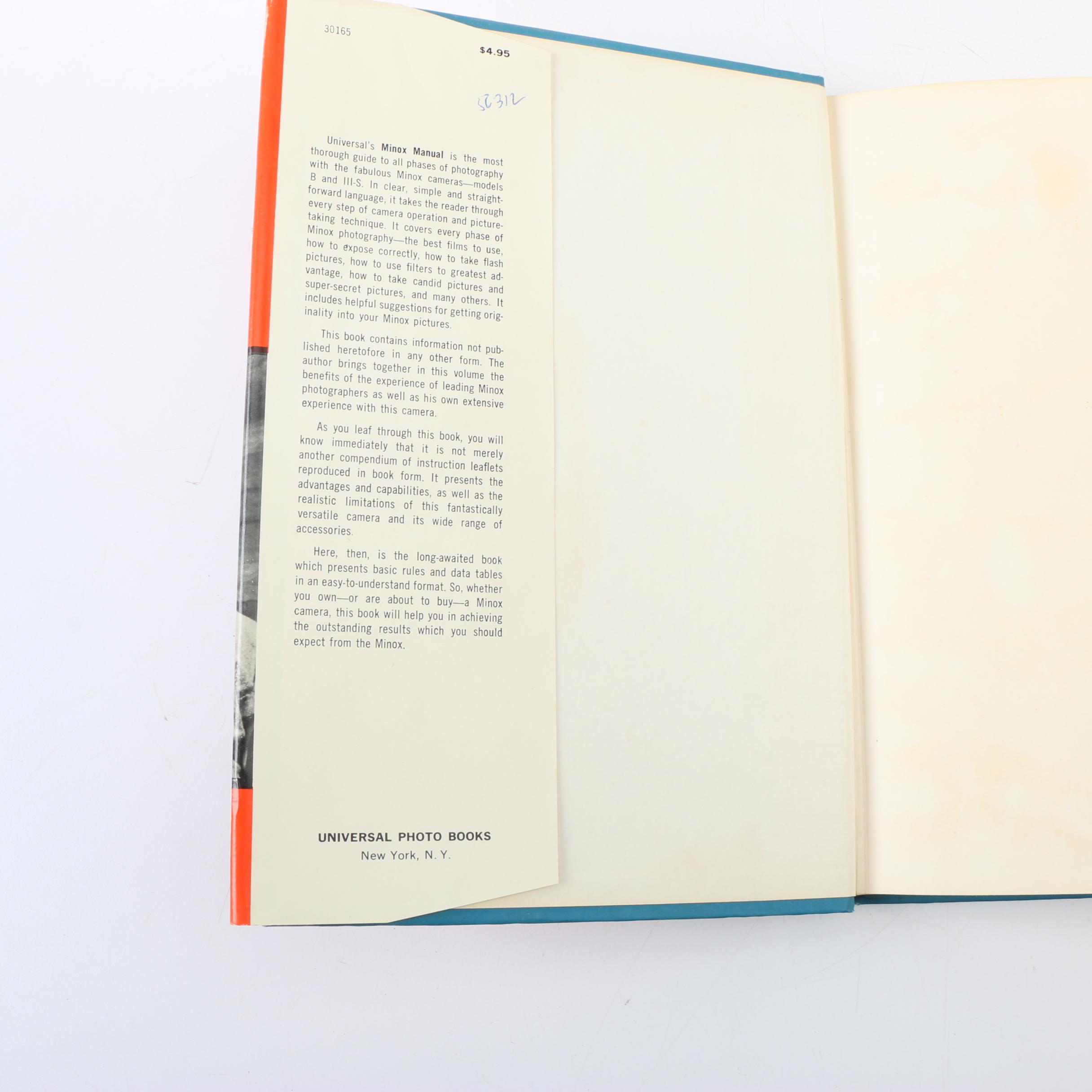 "The Minox Manual" Book with Camera Collection Catalogues and Price Guides