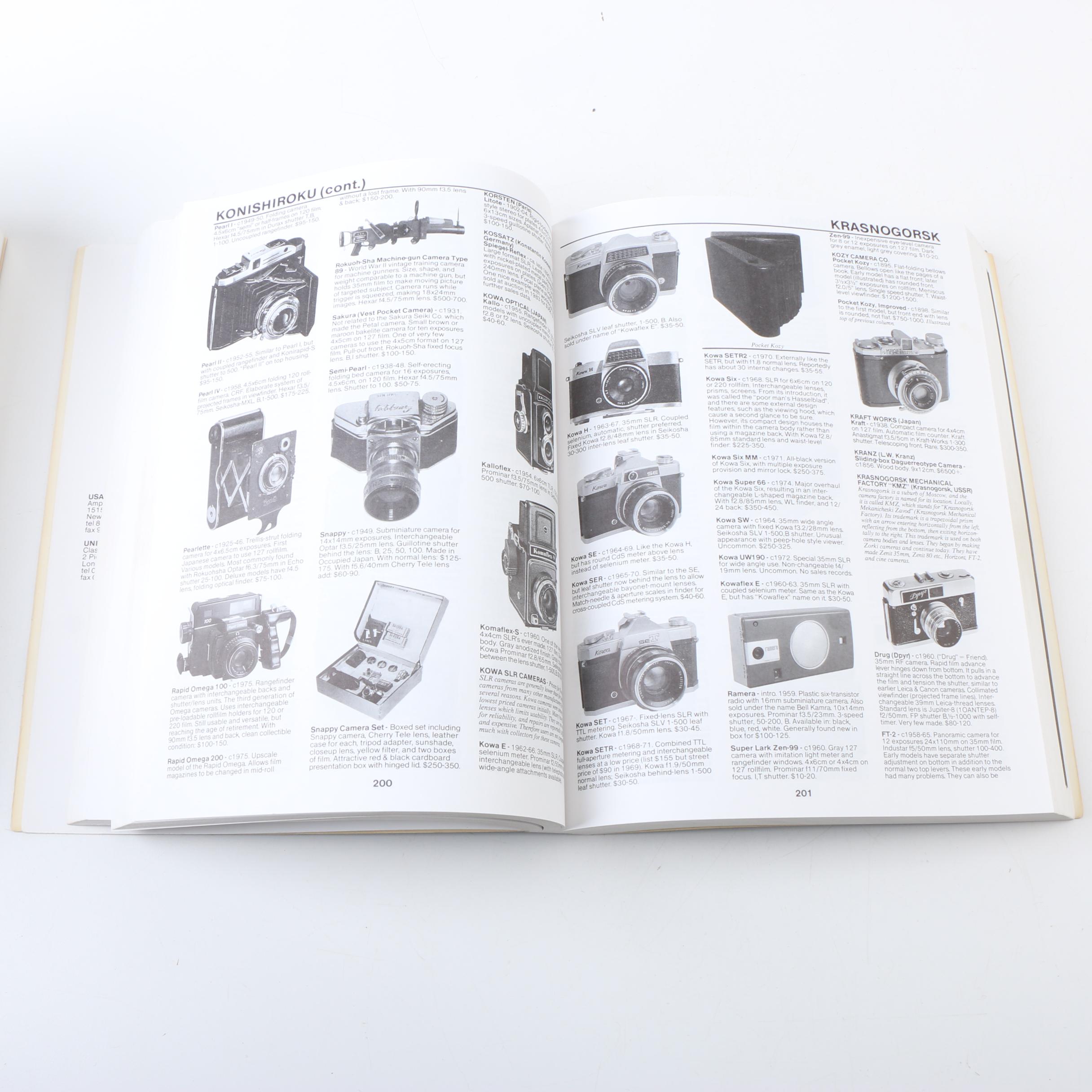 "The Minox Manual" Book with Camera Collection Catalogues and Price Guides