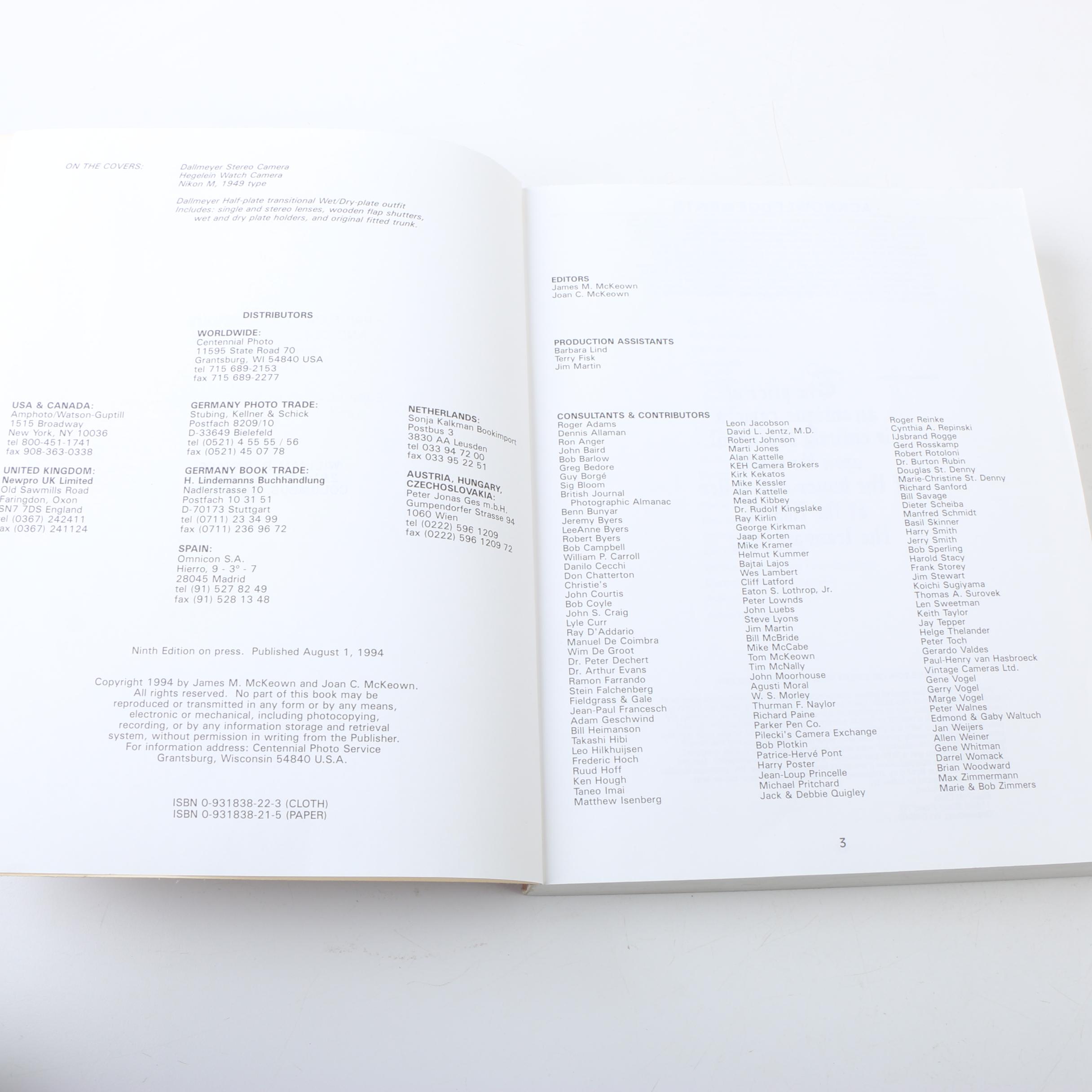 "The Minox Manual" Book with Camera Collection Catalogues and Price Guides