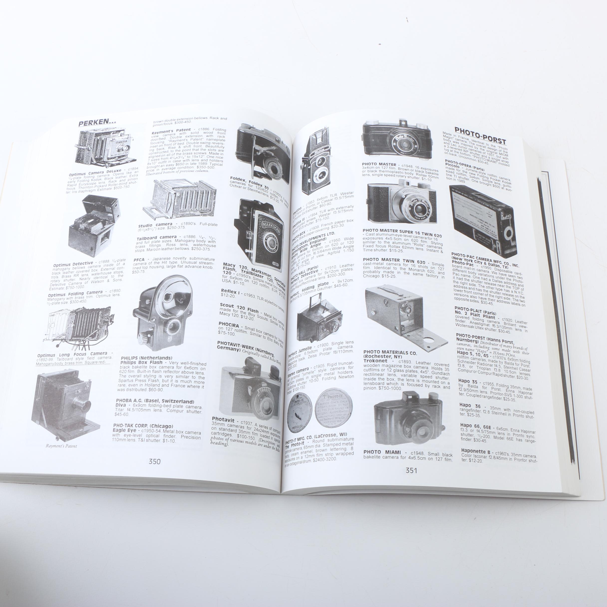 "The Minox Manual" Book with Camera Collection Catalogues and Price Guides