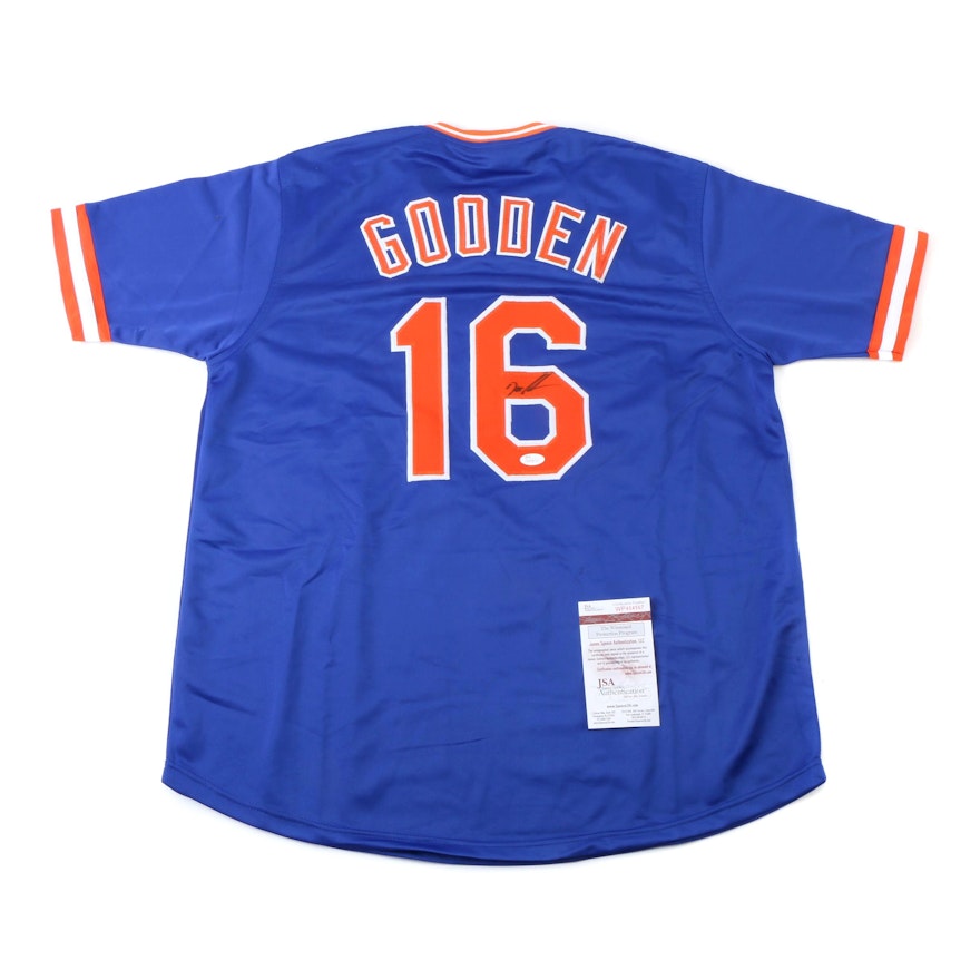 Dwight "Doc" Gooden Autographed New York Mets Jersey with JSA COA