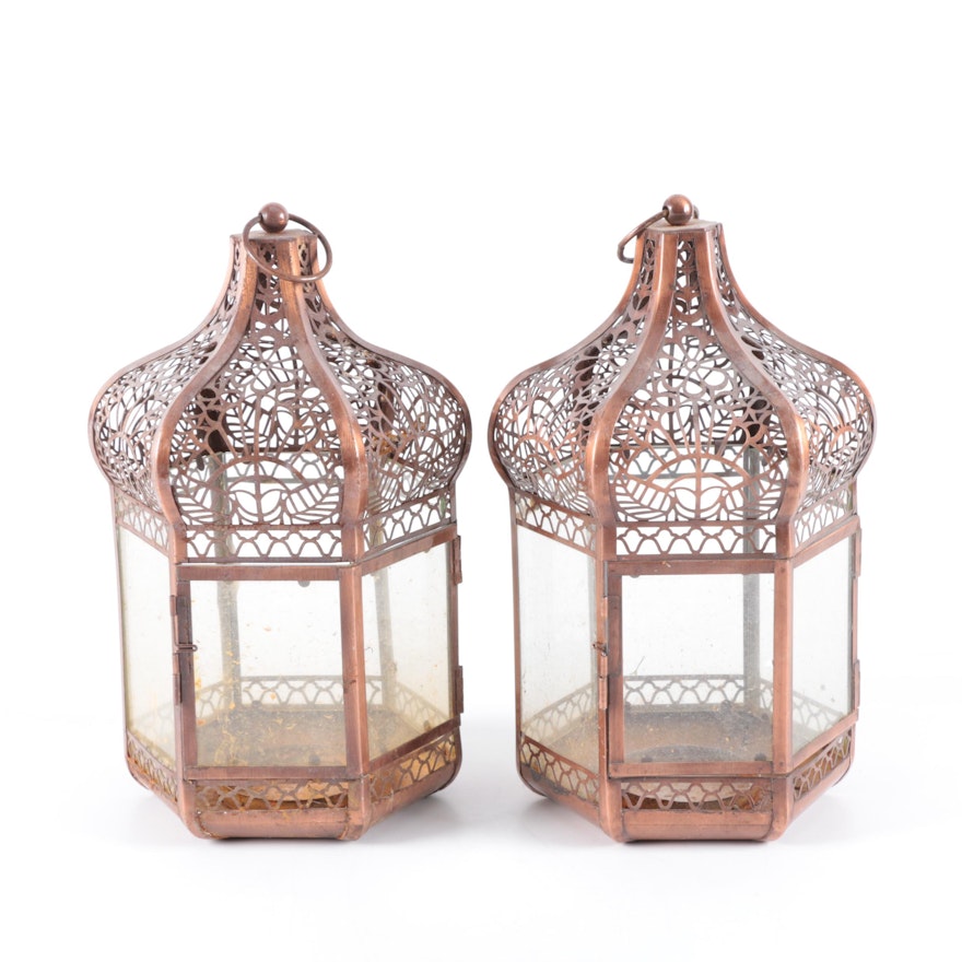 Jaclyn Smith Metal Candle Lanterns