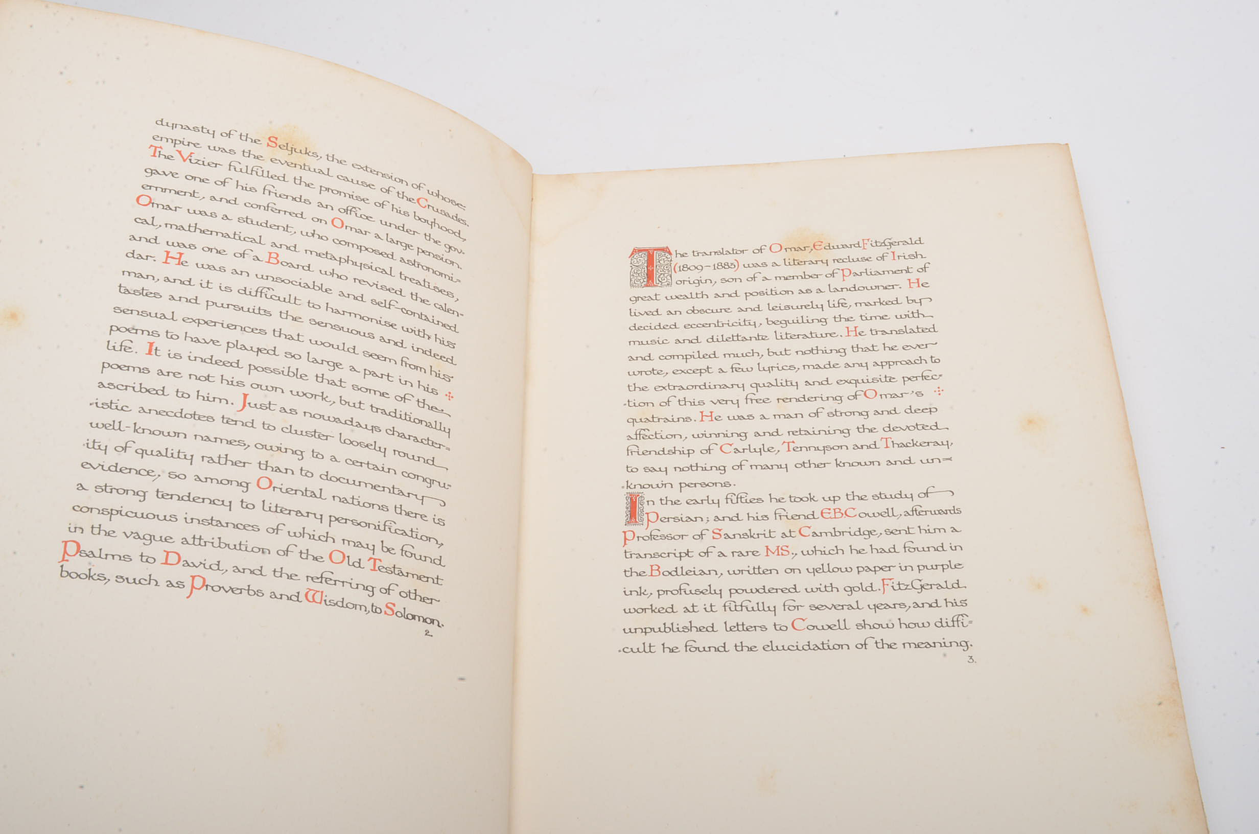 Antique "Rubaiyat of Omar Khayyam" Translated by Edward Fitzgerald