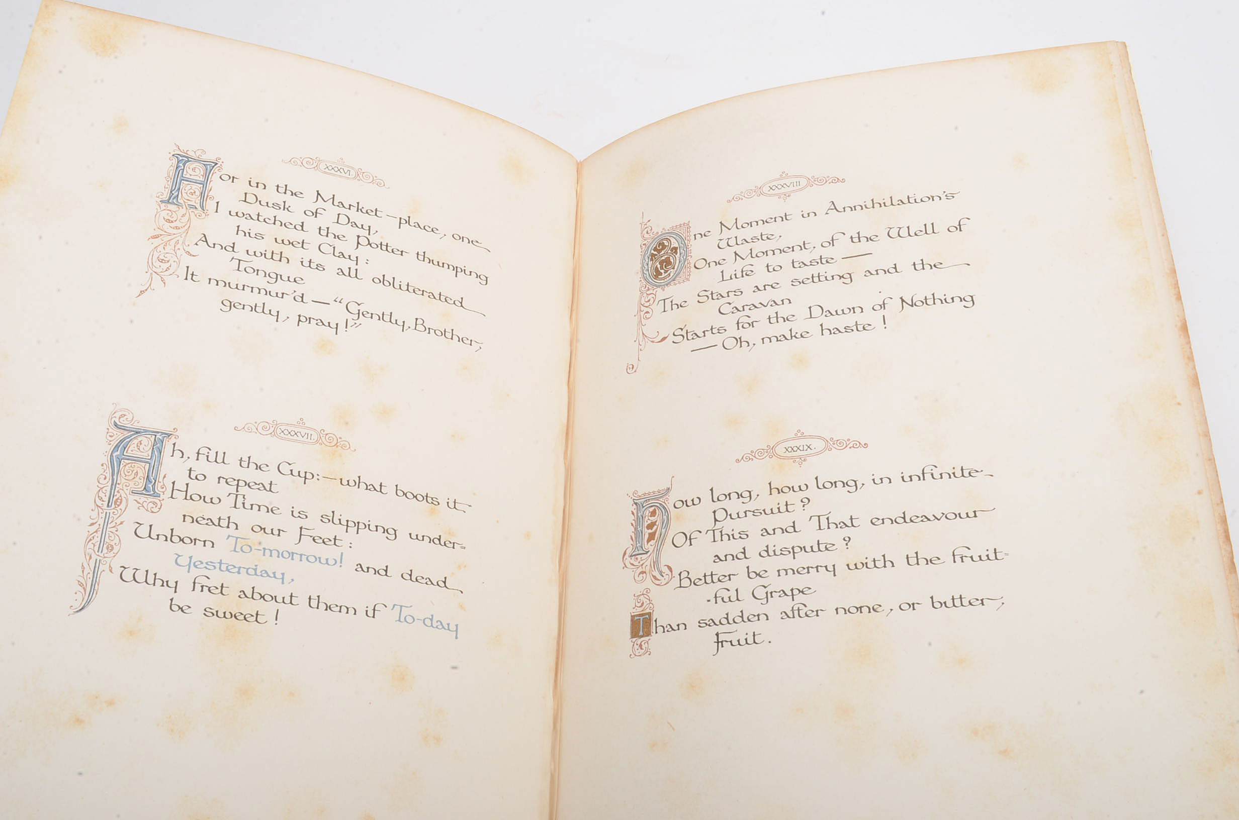 Antique "Rubaiyat of Omar Khayyam" Translated by Edward Fitzgerald