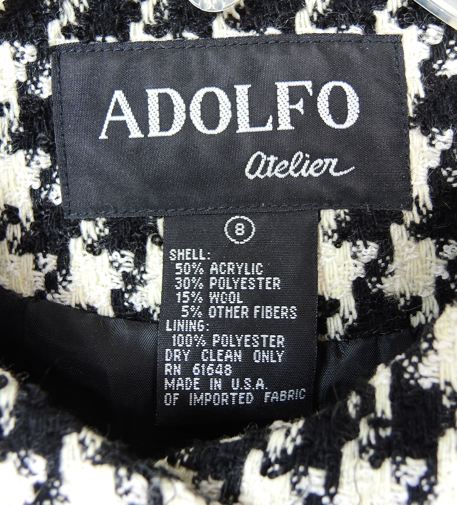 Women's Vintage Designer Suits and Clothing Including Lord & Taylor and Adolfo