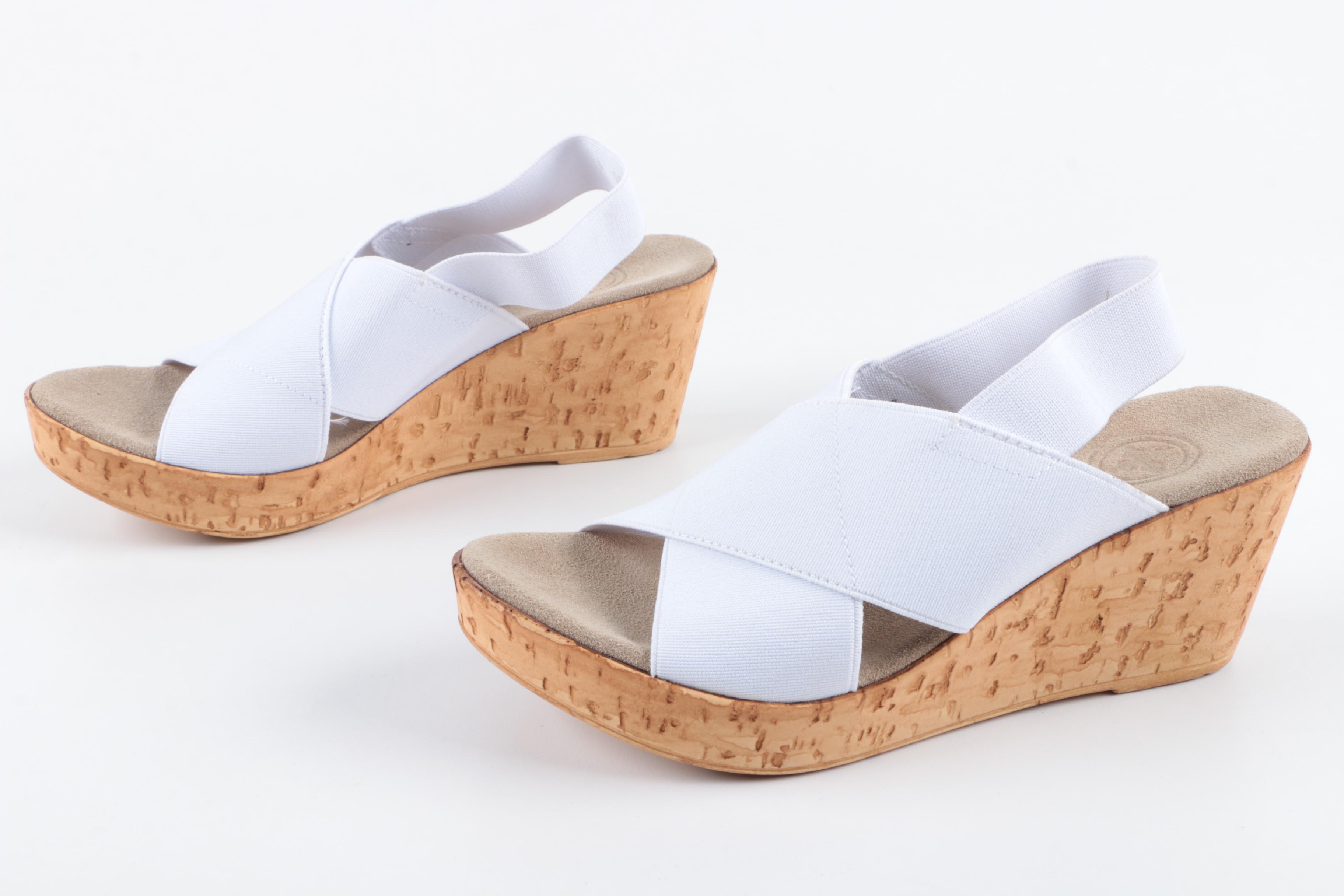 Charleston Shoe Co. Cork Wedge Sandals