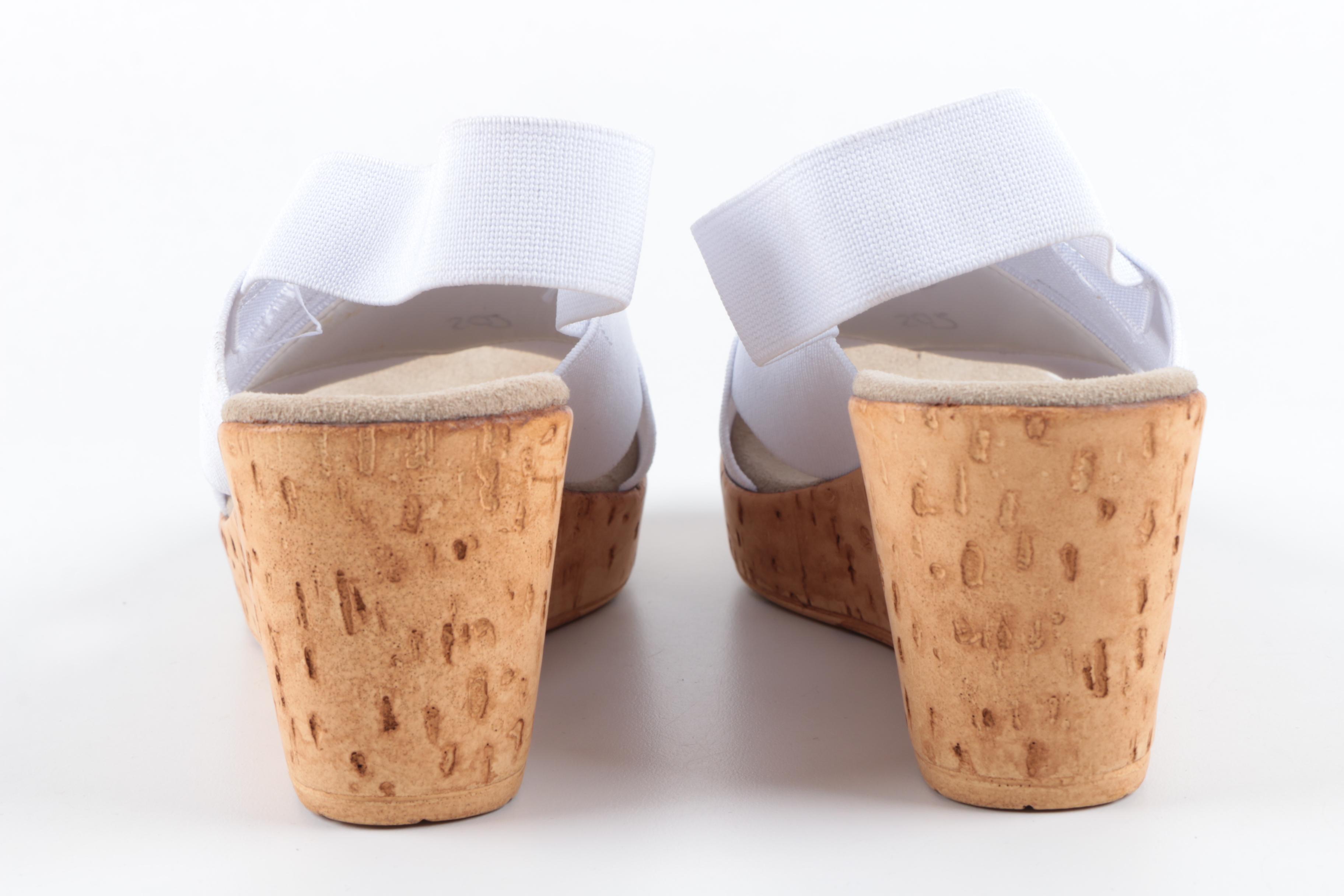Charleston Shoe Co. Cork Wedge Sandals