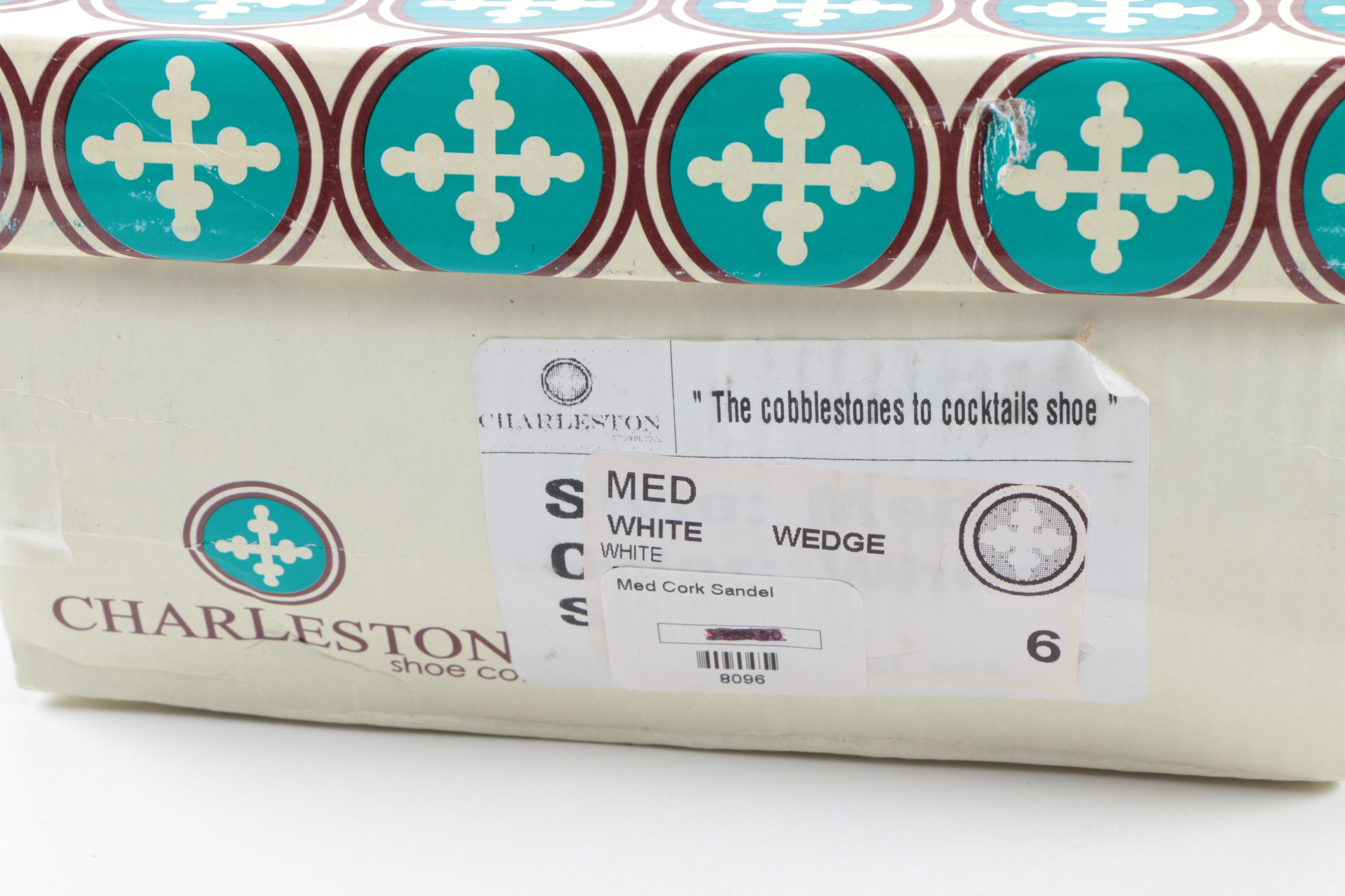 Charleston Shoe Co. Cork Wedge Sandals