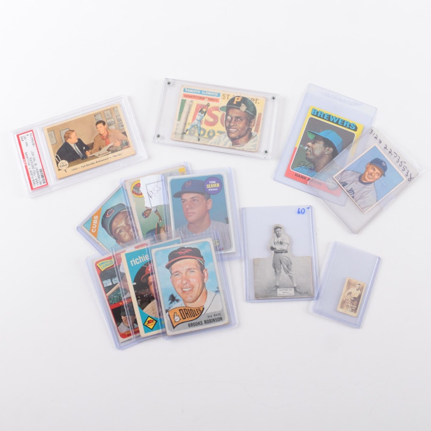 Assorted 1940s-1960s Baseball Cards