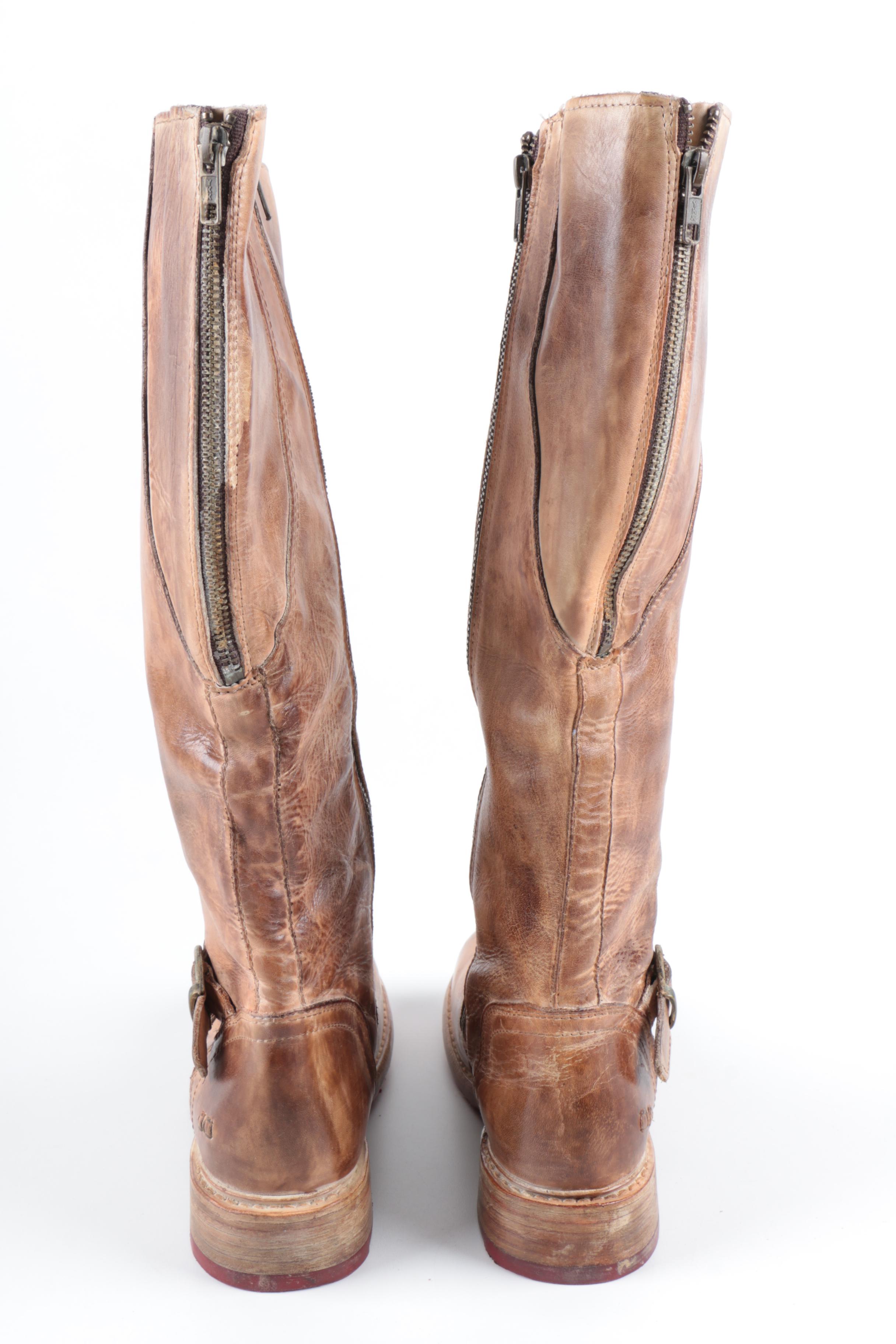 Women's Bed Stü Glaye Bench-Made Leather Riding Boots
