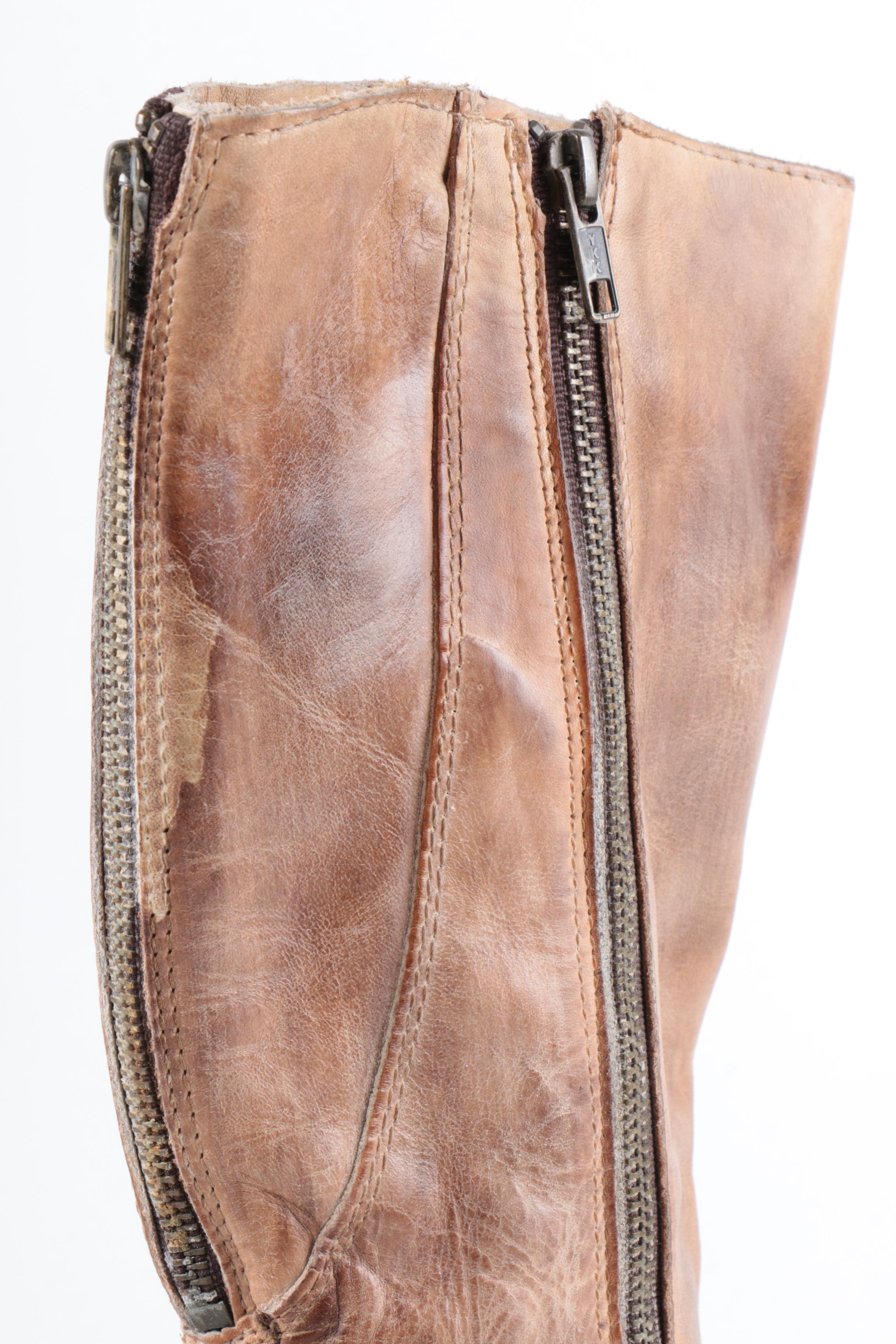 Women's Bed Stü Glaye Bench-Made Leather Riding Boots