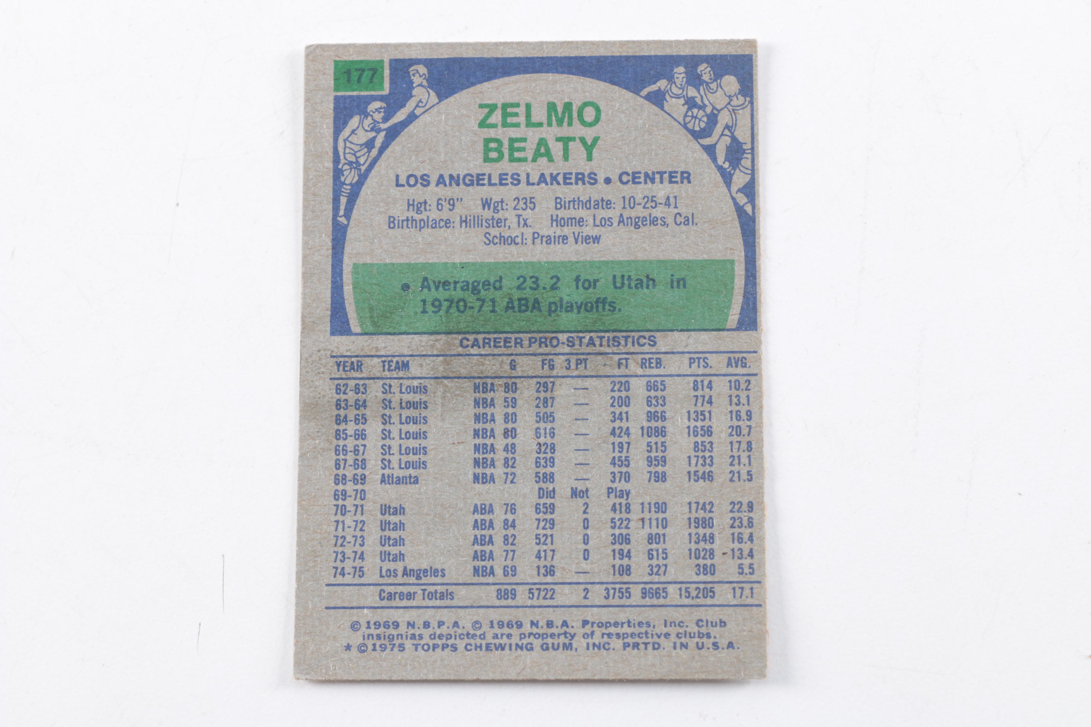 Vintage Basketball Trading Cards