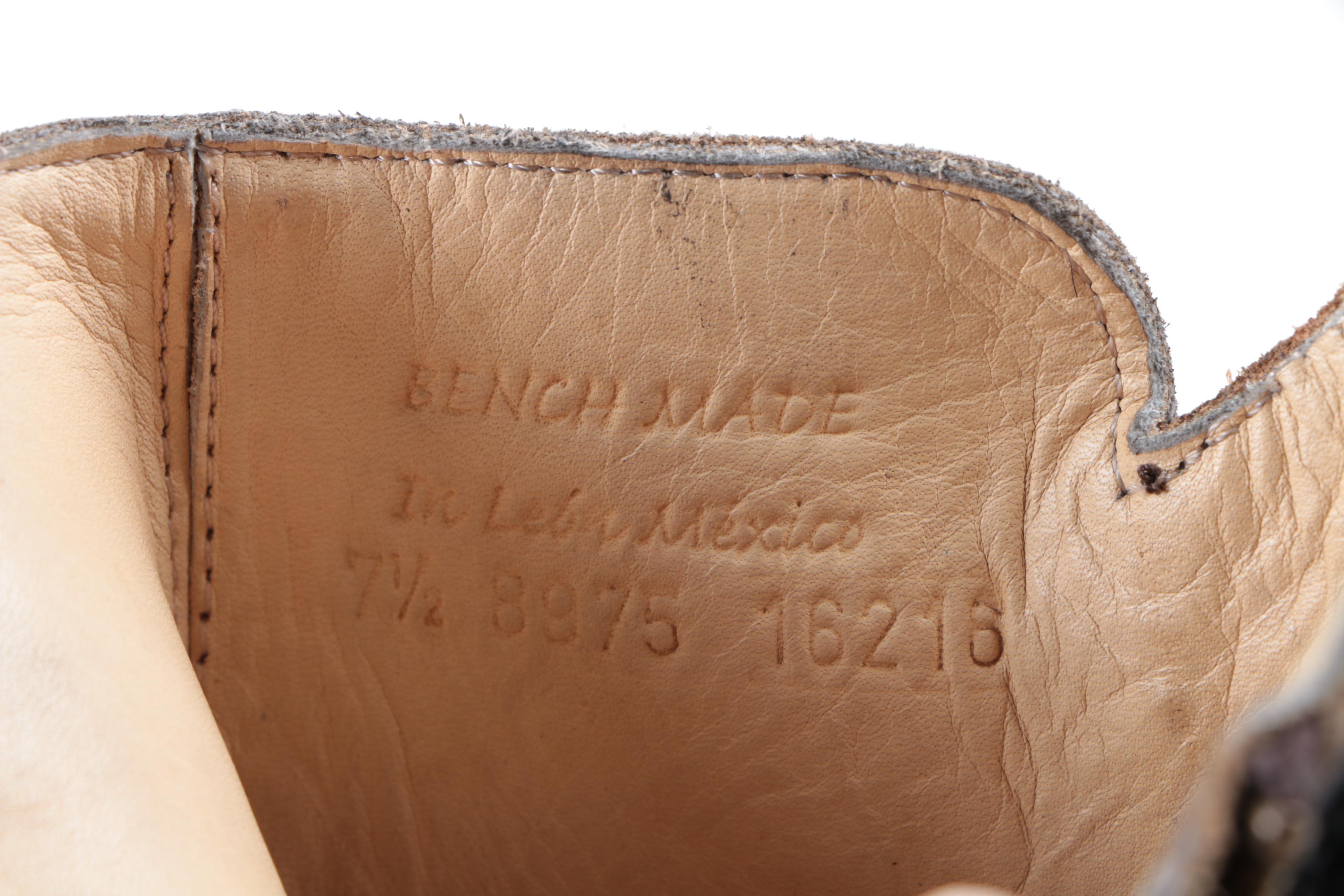 Bed Stu Yell Cobbler Series Black Leather Booties