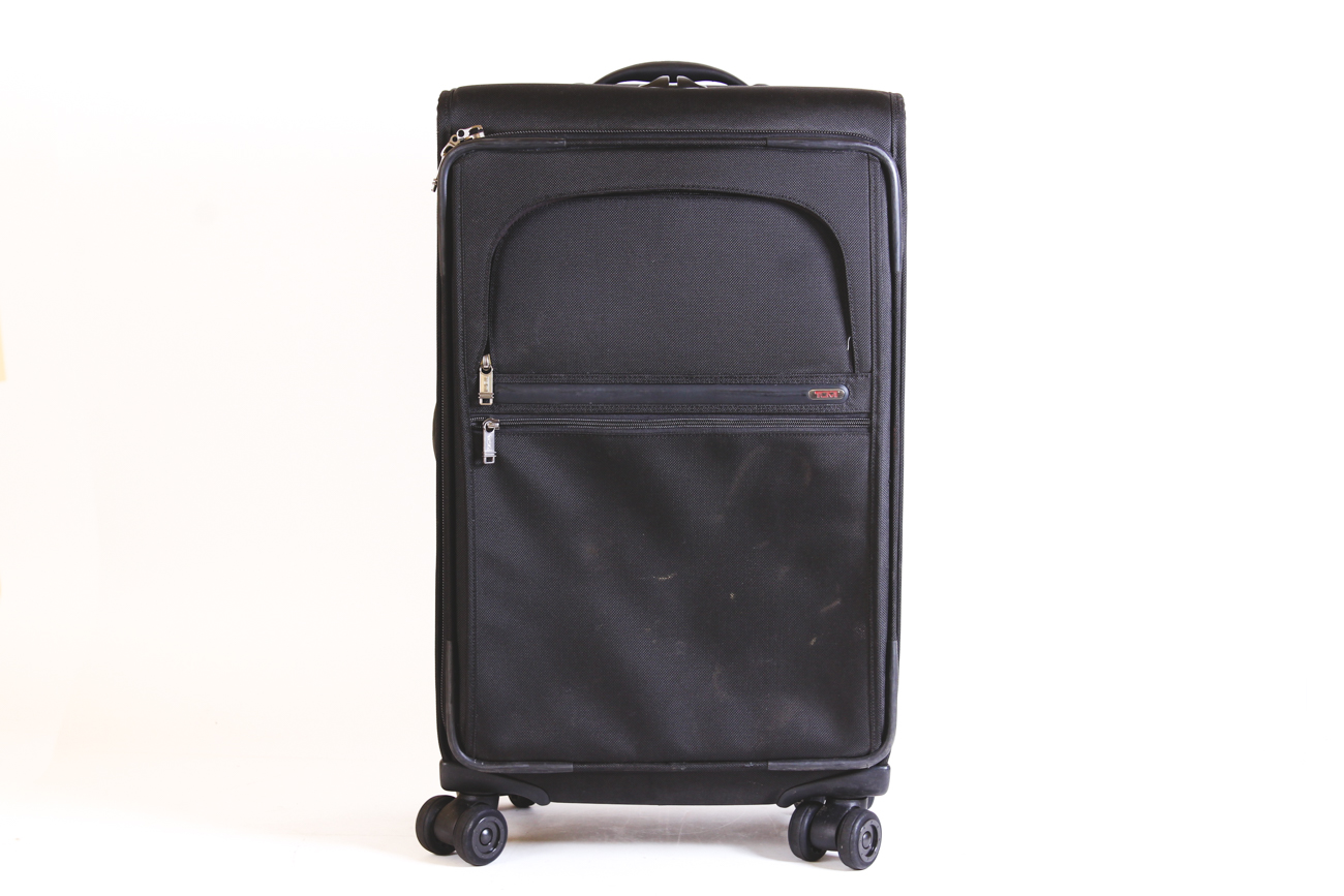Tumi Black Nylon Roller Bag