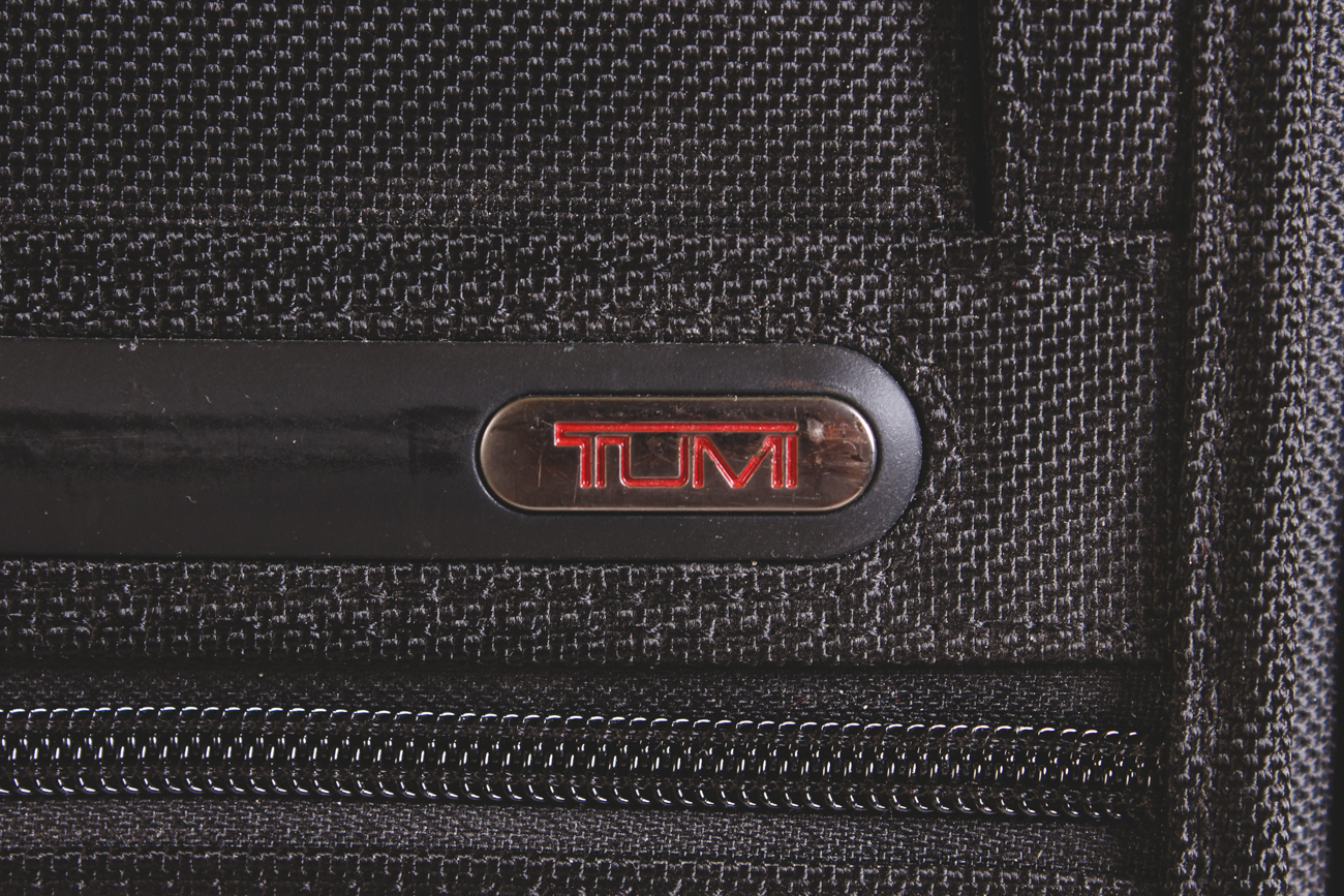 Tumi Black Nylon Roller Bag