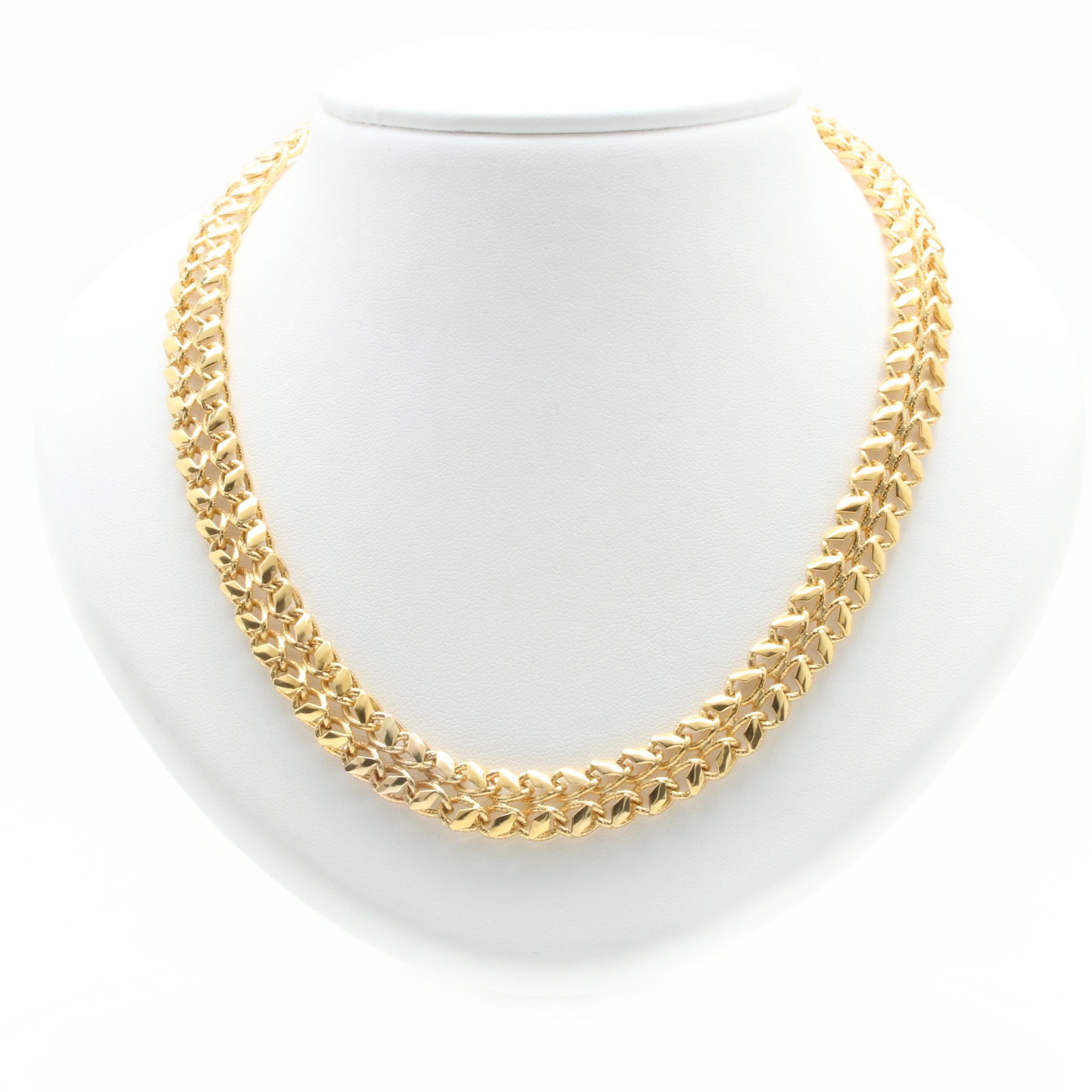 Aurafin 14K Yellow Gold Necklace