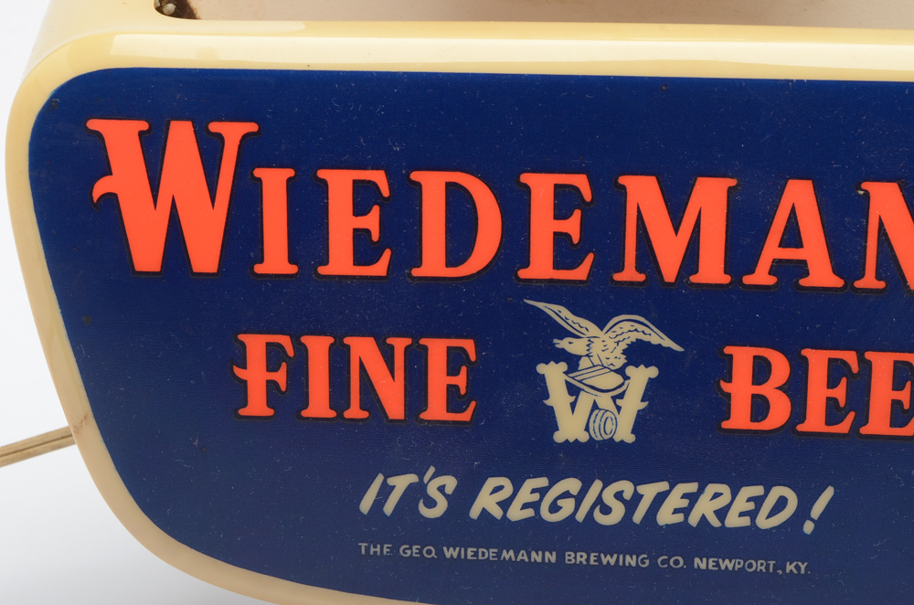 1950s-1960 Wiedemann Beer Lighted Motion Sign
