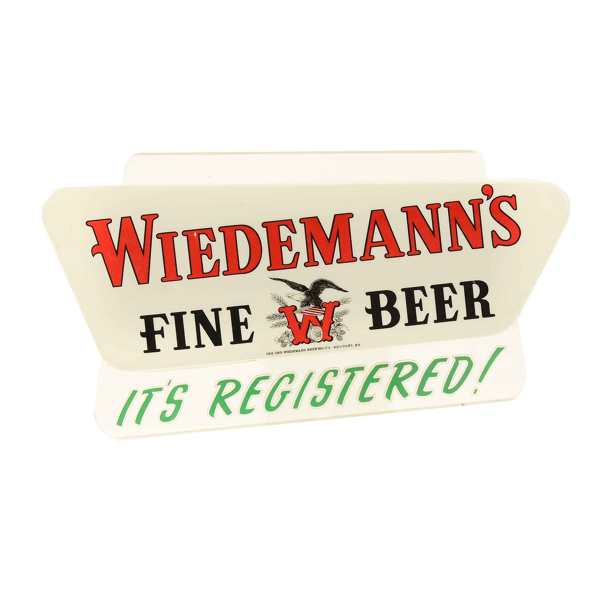 Vintage Wiedemann Beer Electrified Beer Sign