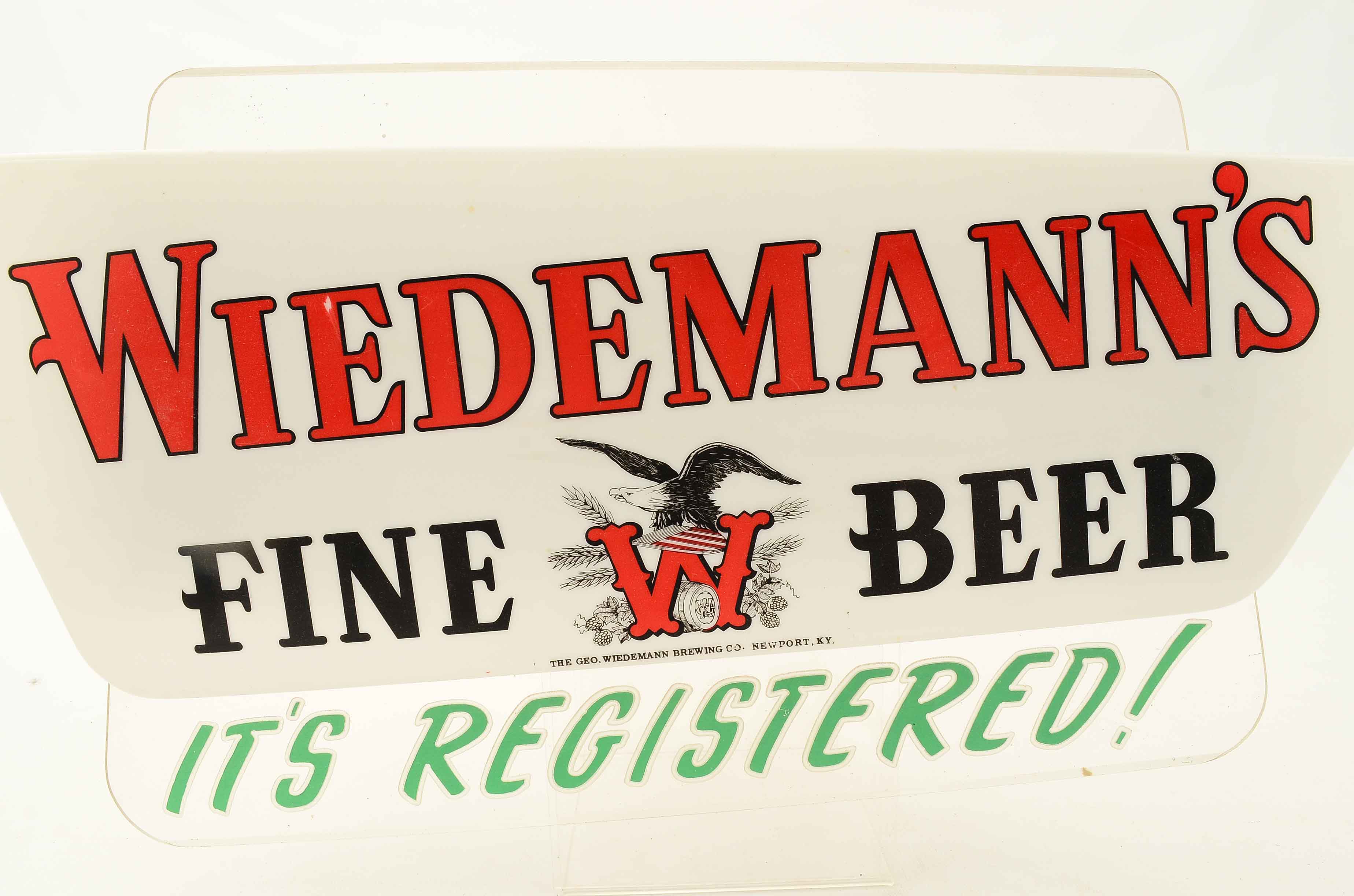 Vintage Wiedemann Beer Electrified Beer Sign