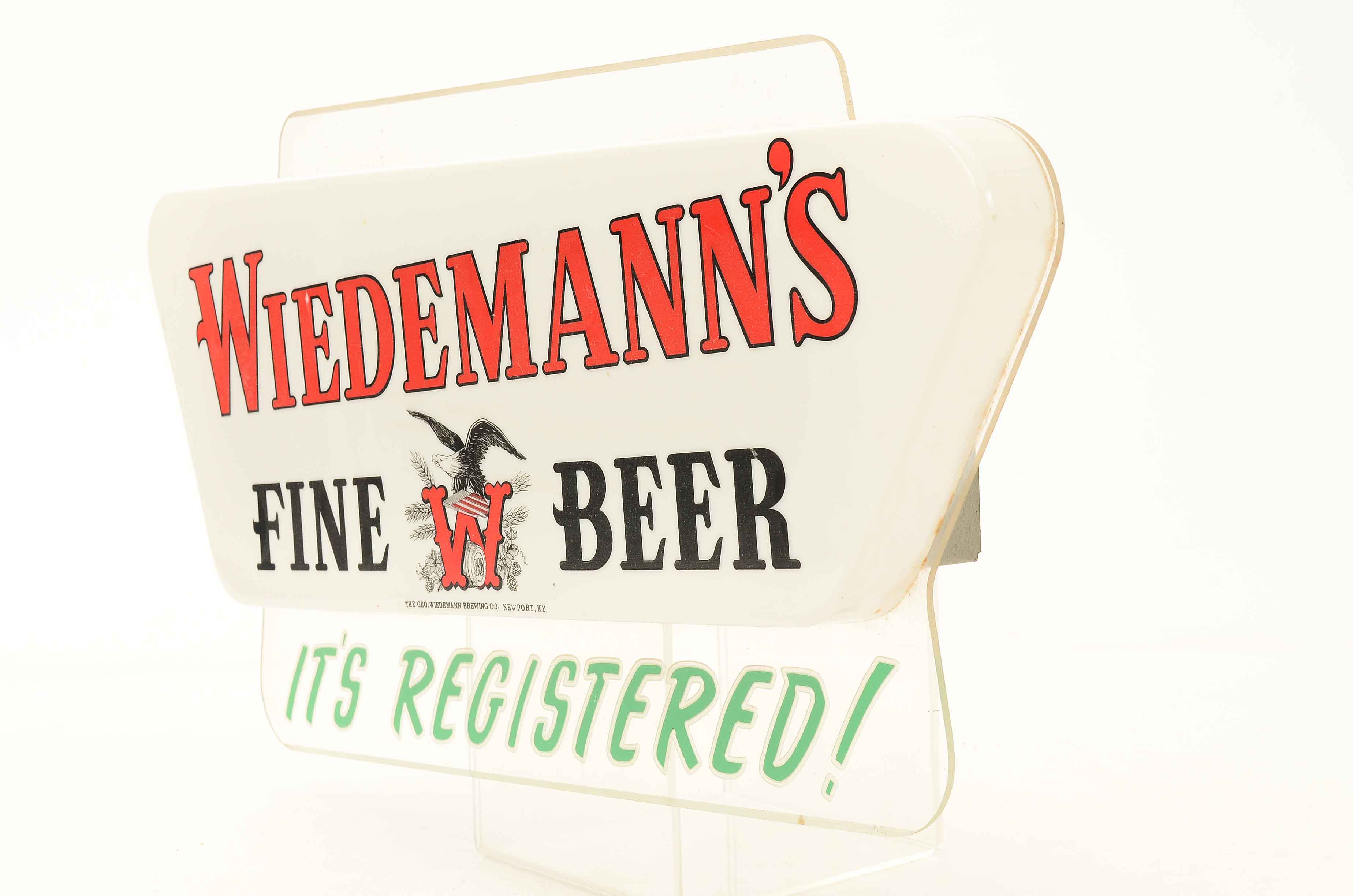 Vintage Wiedemann Beer Electrified Beer Sign
