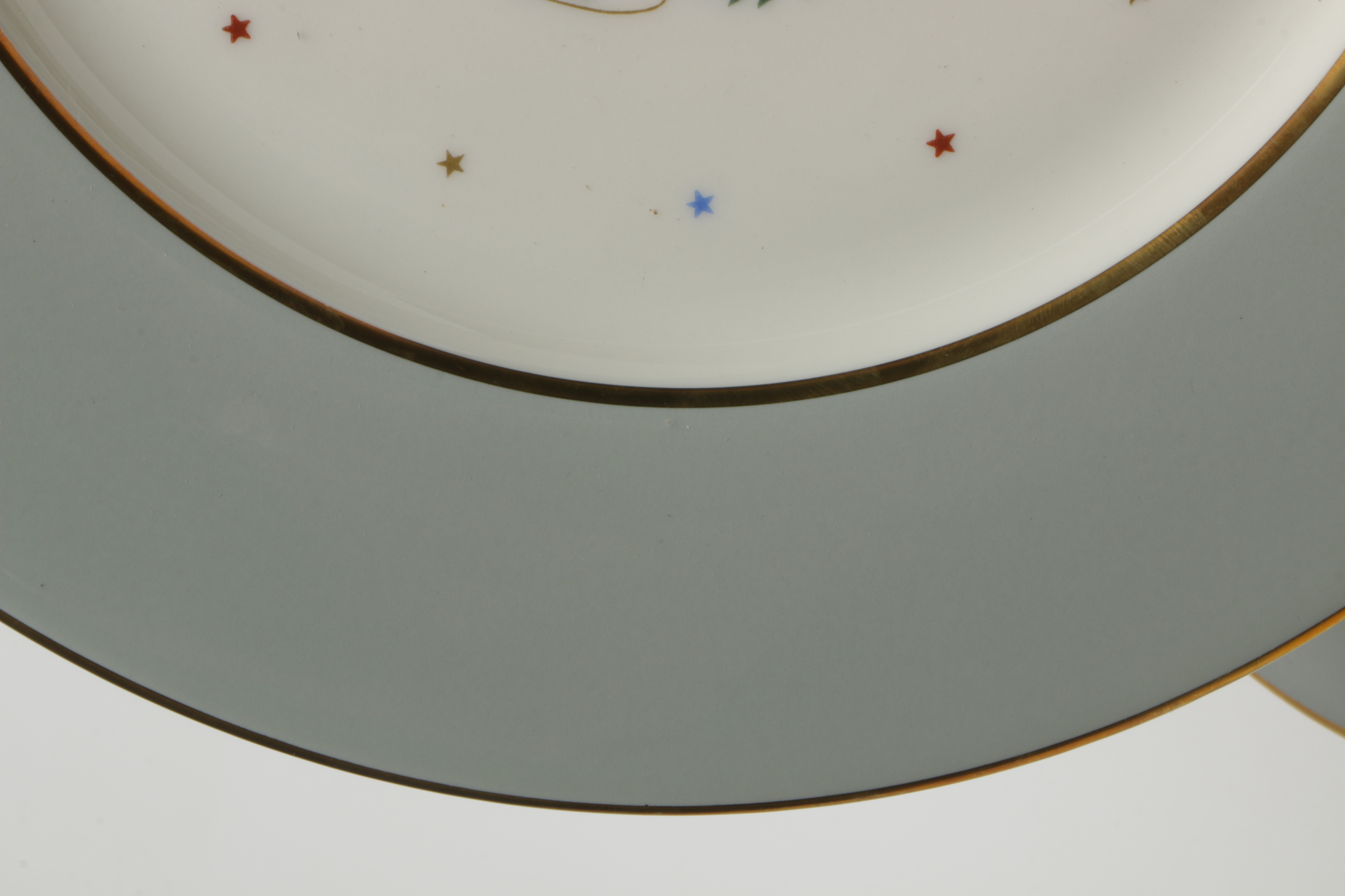 Castleton China Plates Commemorating Eisenhower's Birthday in the White House