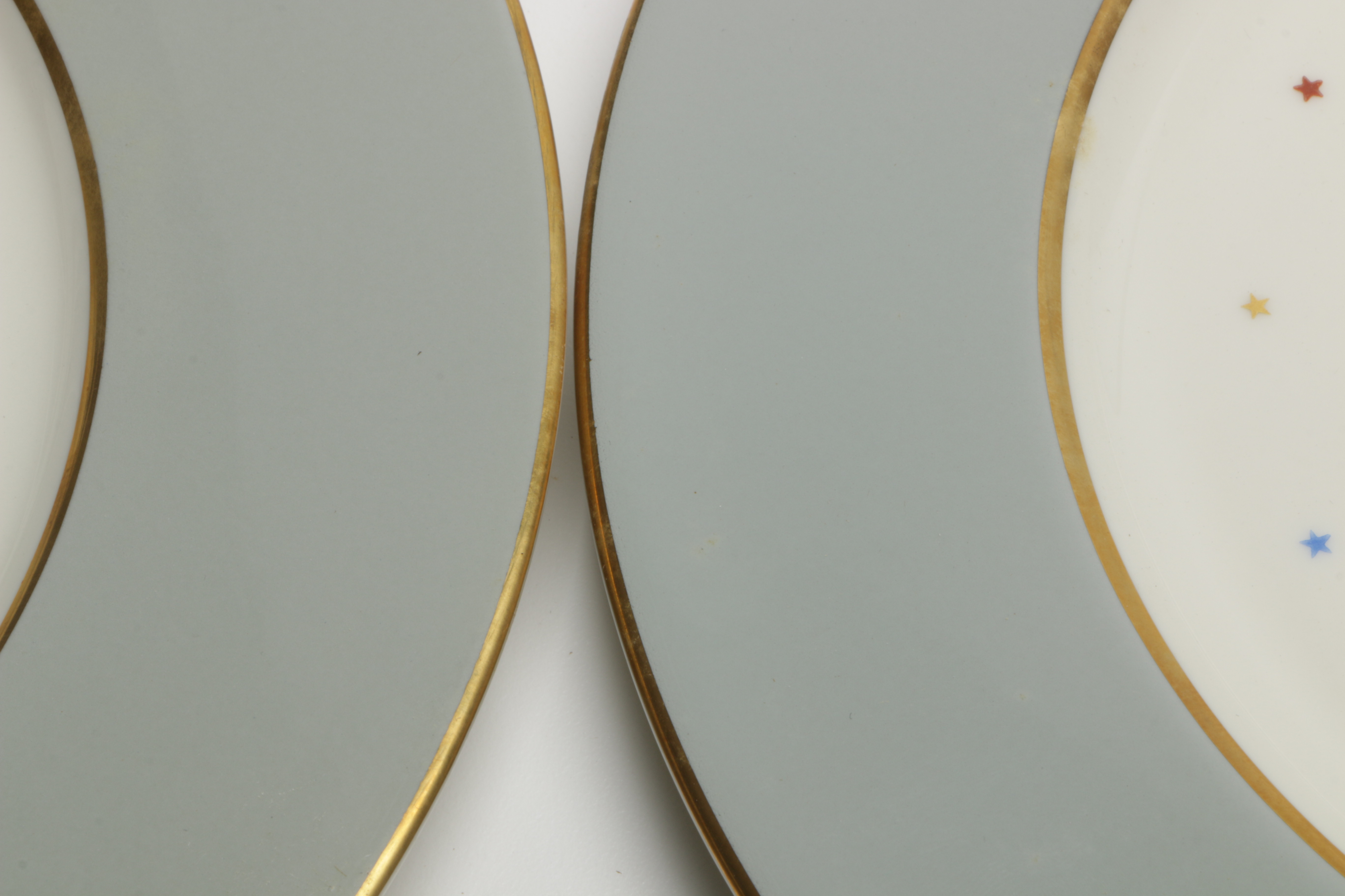 Castleton China Plates Commemorating Eisenhower's Birthday in the White House