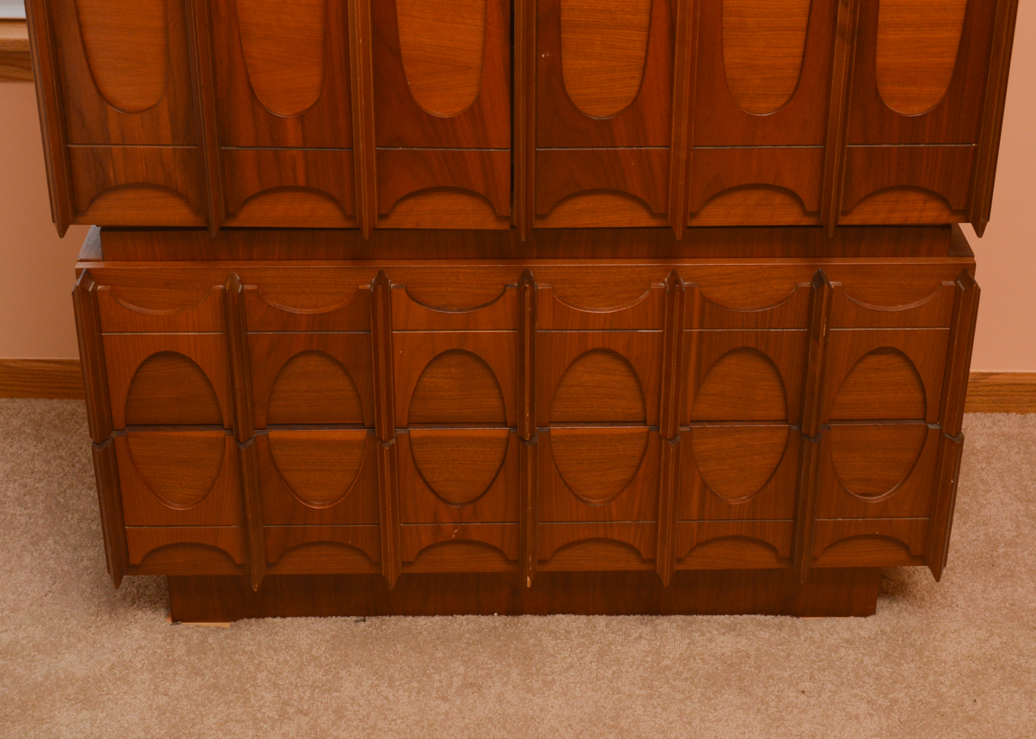 Mid Century Modern Walnut Wardrobe