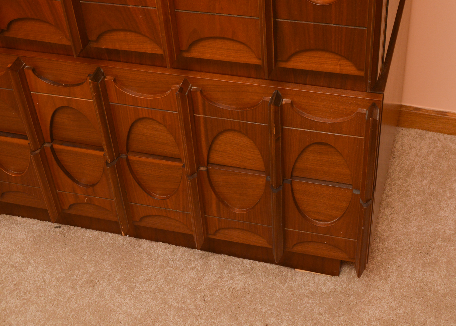 Mid Century Modern Walnut Wardrobe