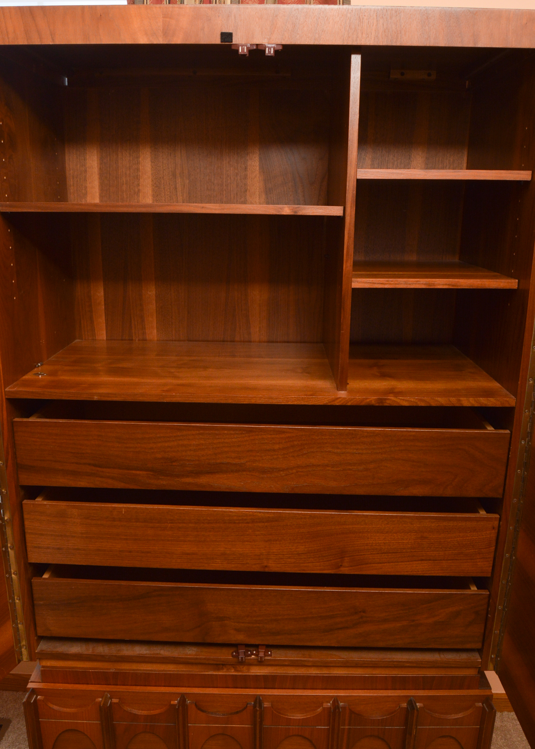 Mid Century Modern Walnut Wardrobe