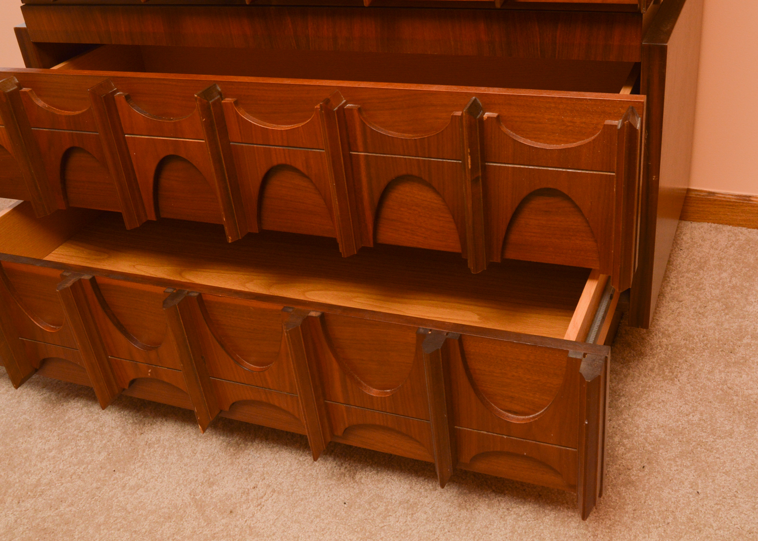 Mid Century Modern Walnut Wardrobe