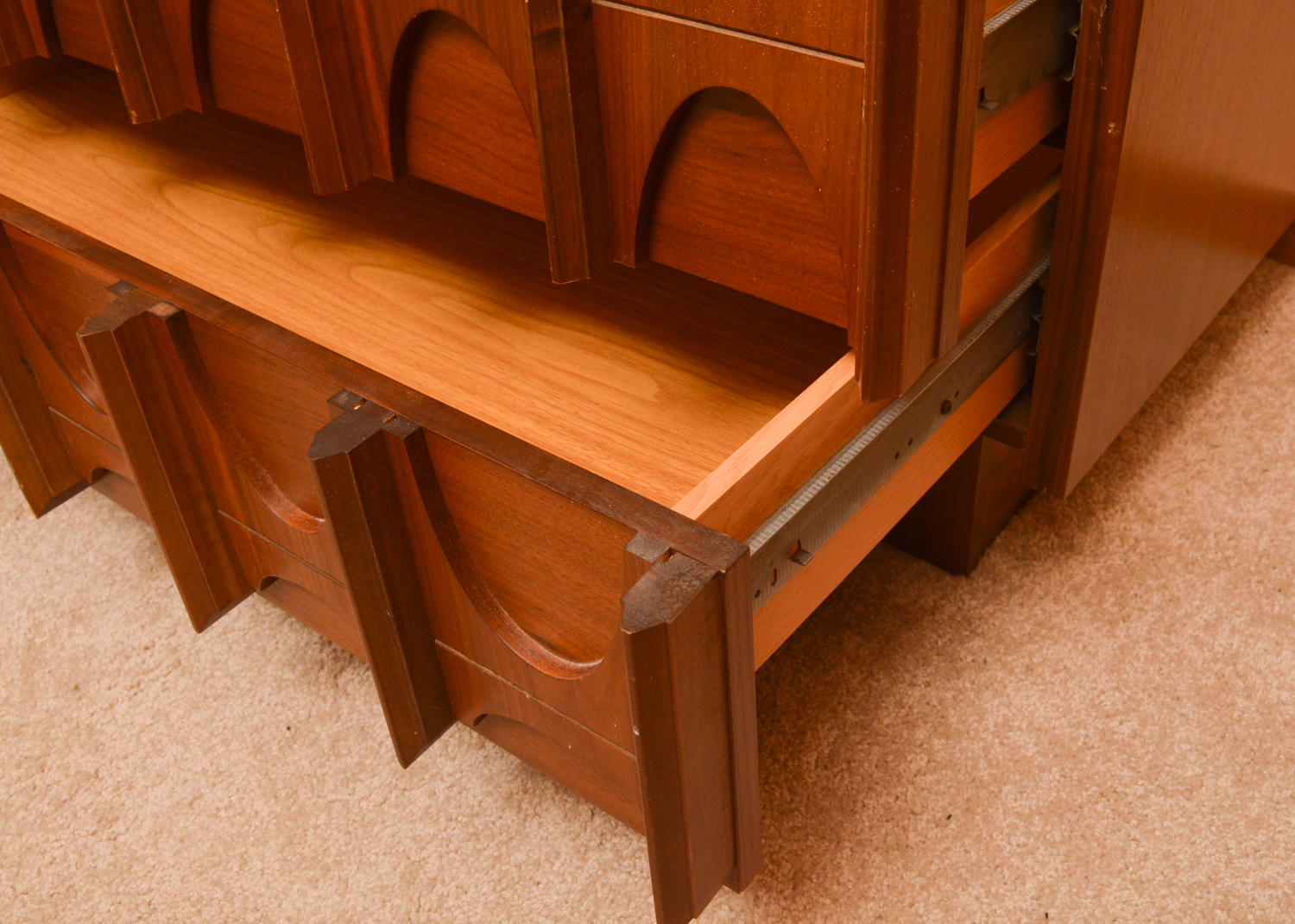 Mid Century Modern Walnut Wardrobe