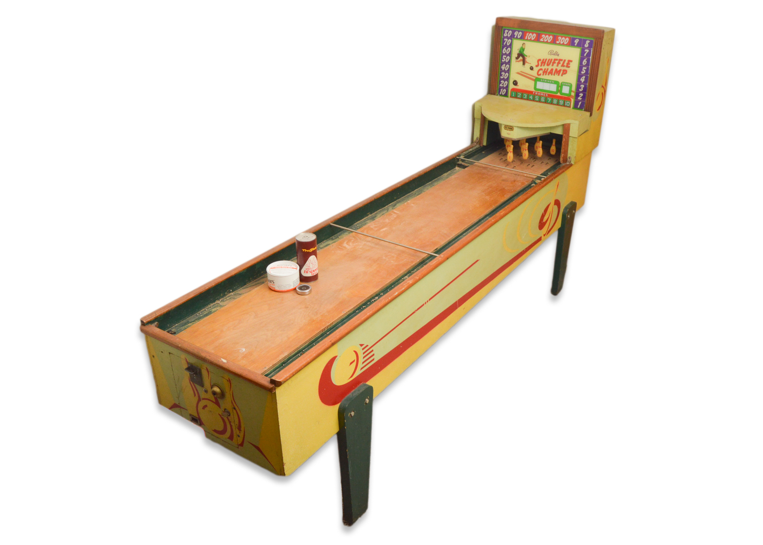 Vintage Bally Shuffle Champ Arcade Bowling Machine