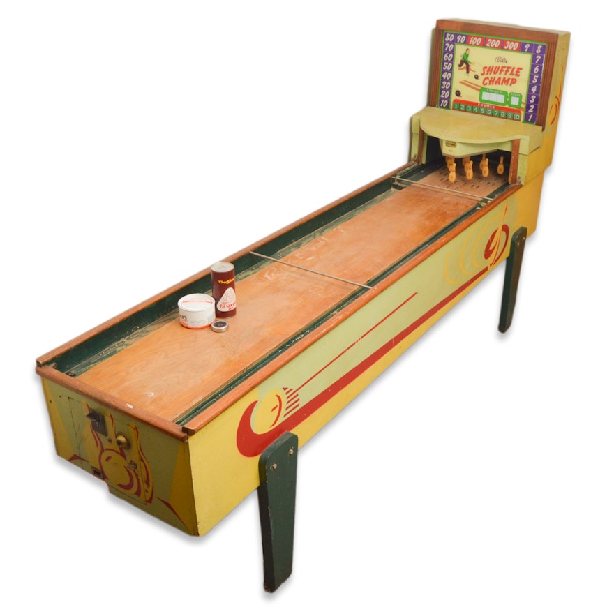 Vintage Bally Shuffle Champ Arcade Bowling Machine