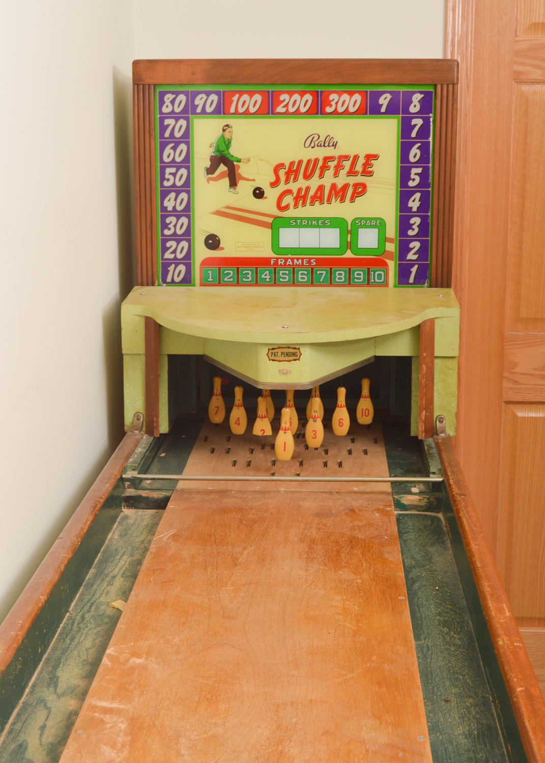 Vintage Bally Shuffle Champ Arcade Bowling Machine