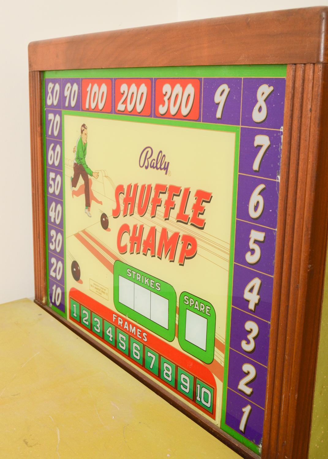 Vintage Bally Shuffle Champ Arcade Bowling Machine