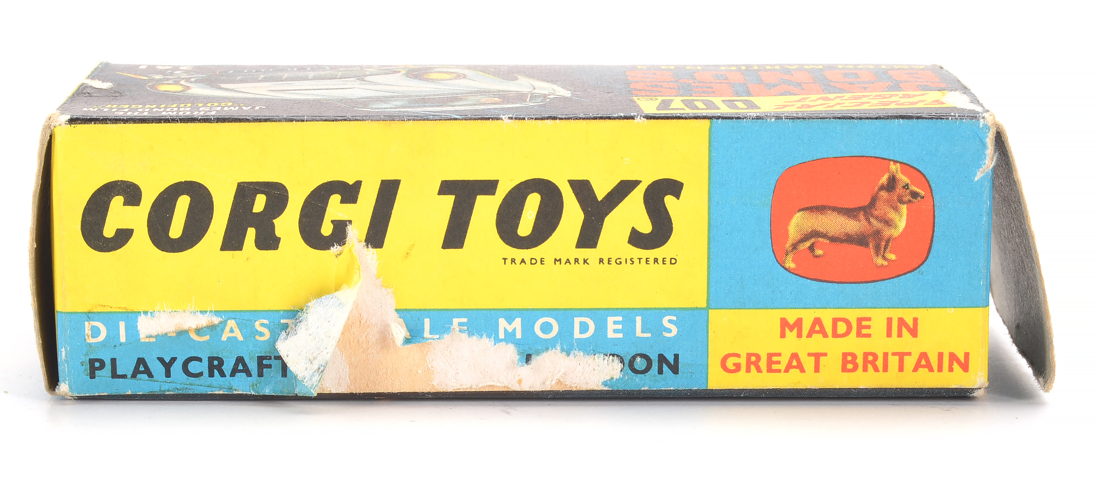 1965 James Bond "Special Agent 007" Aston Martin Corgi Die-Cast Car In Box