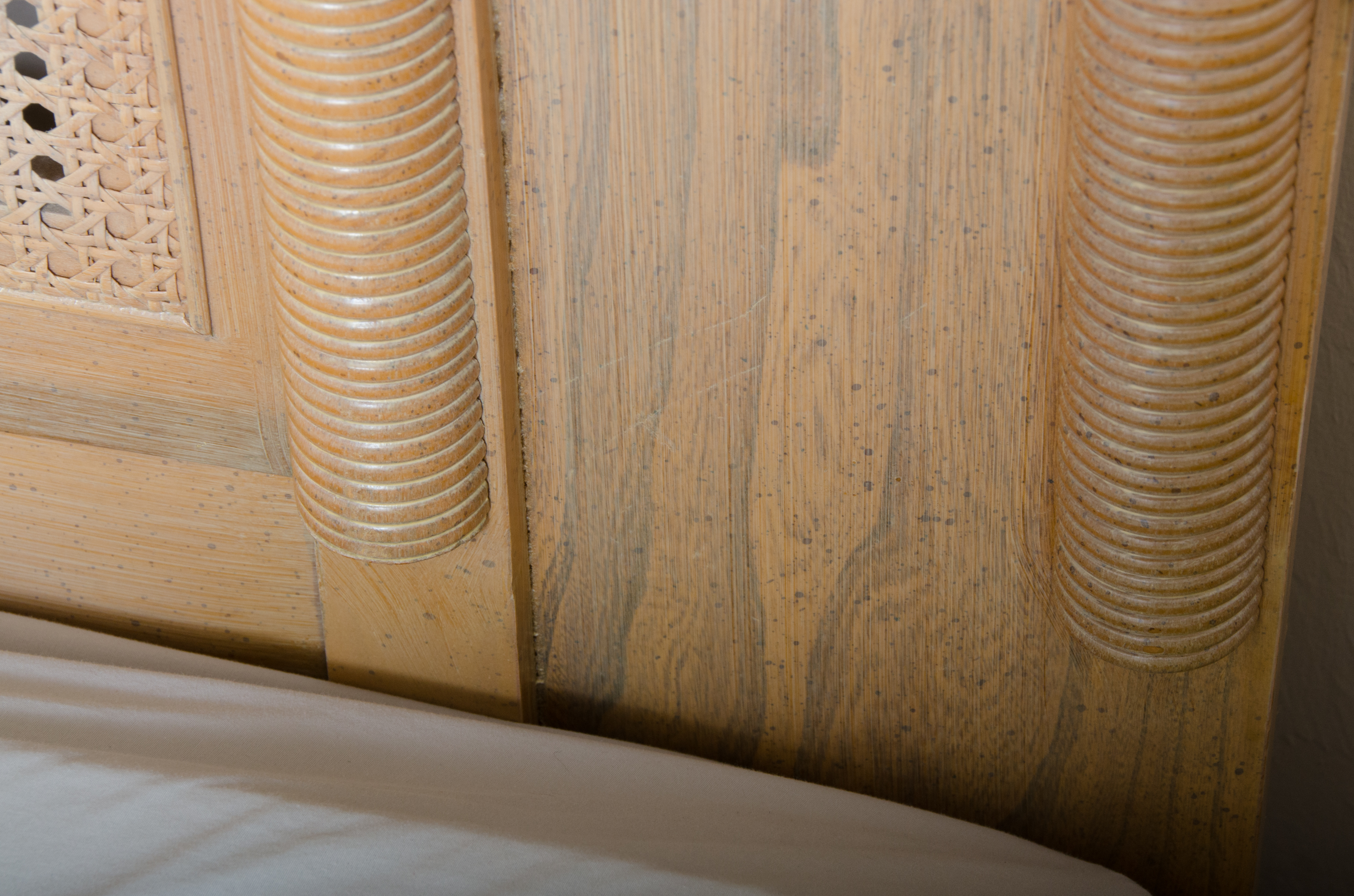 "Wicker Weve" Full-Size Headboard by Dixie Furniture