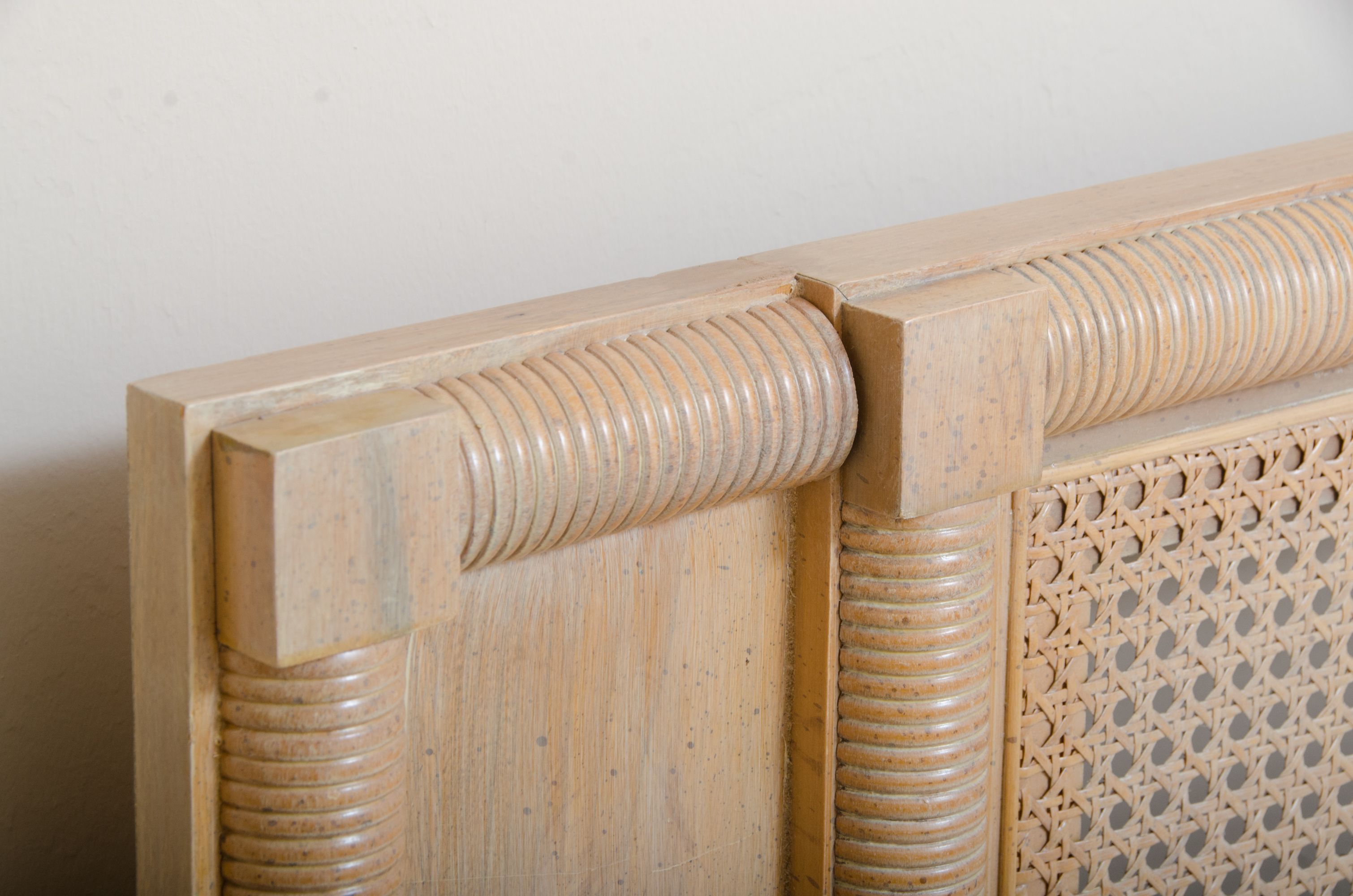 "Wicker Weve" Full-Size Headboard by Dixie Furniture