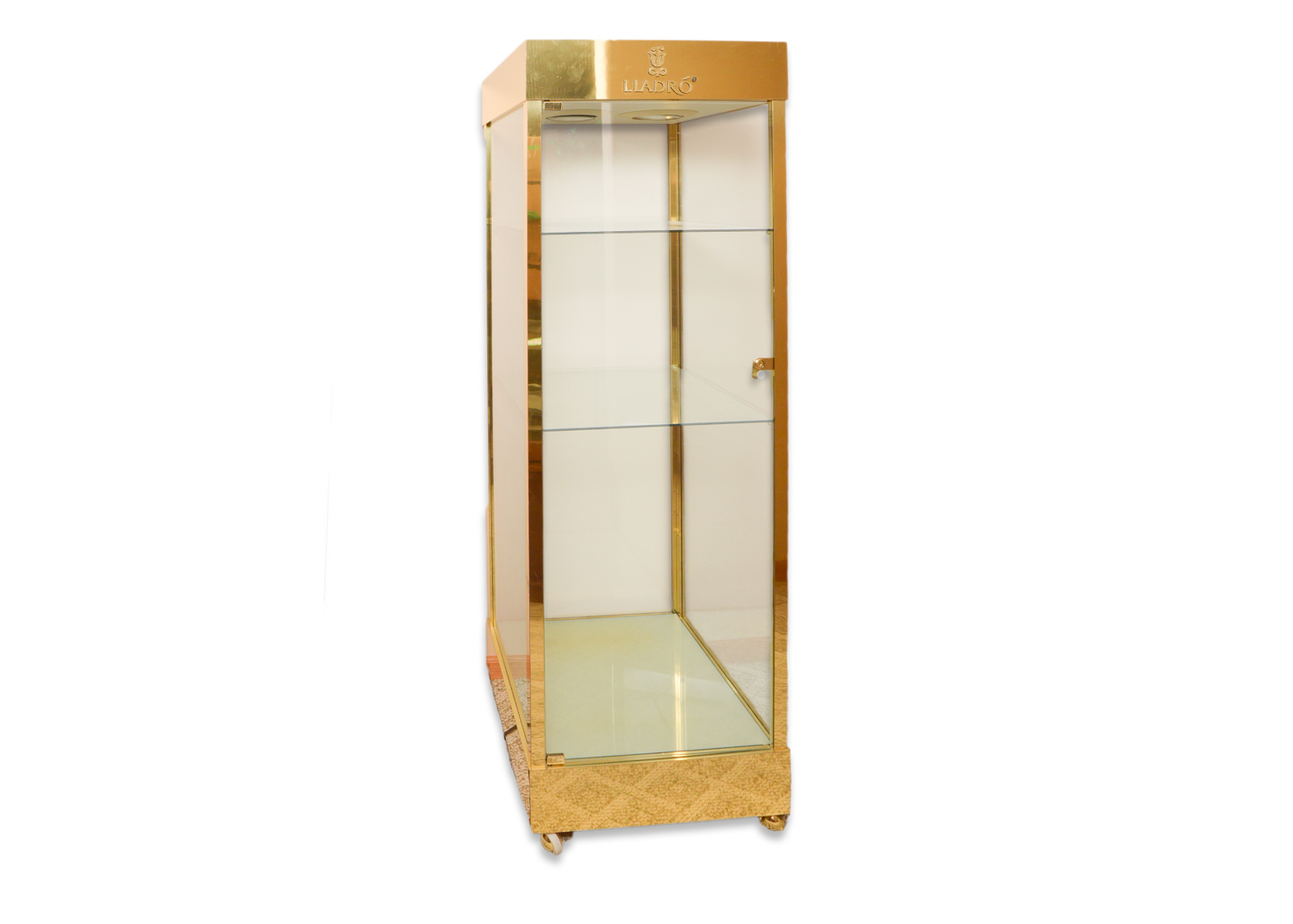 Metal and Glass Retail Display Cabinet by Lladró