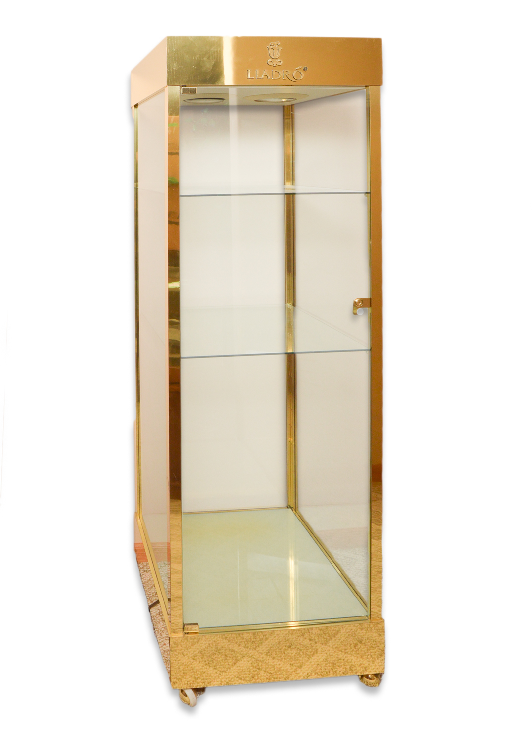 Metal and Glass Retail Display Cabinet by Lladró