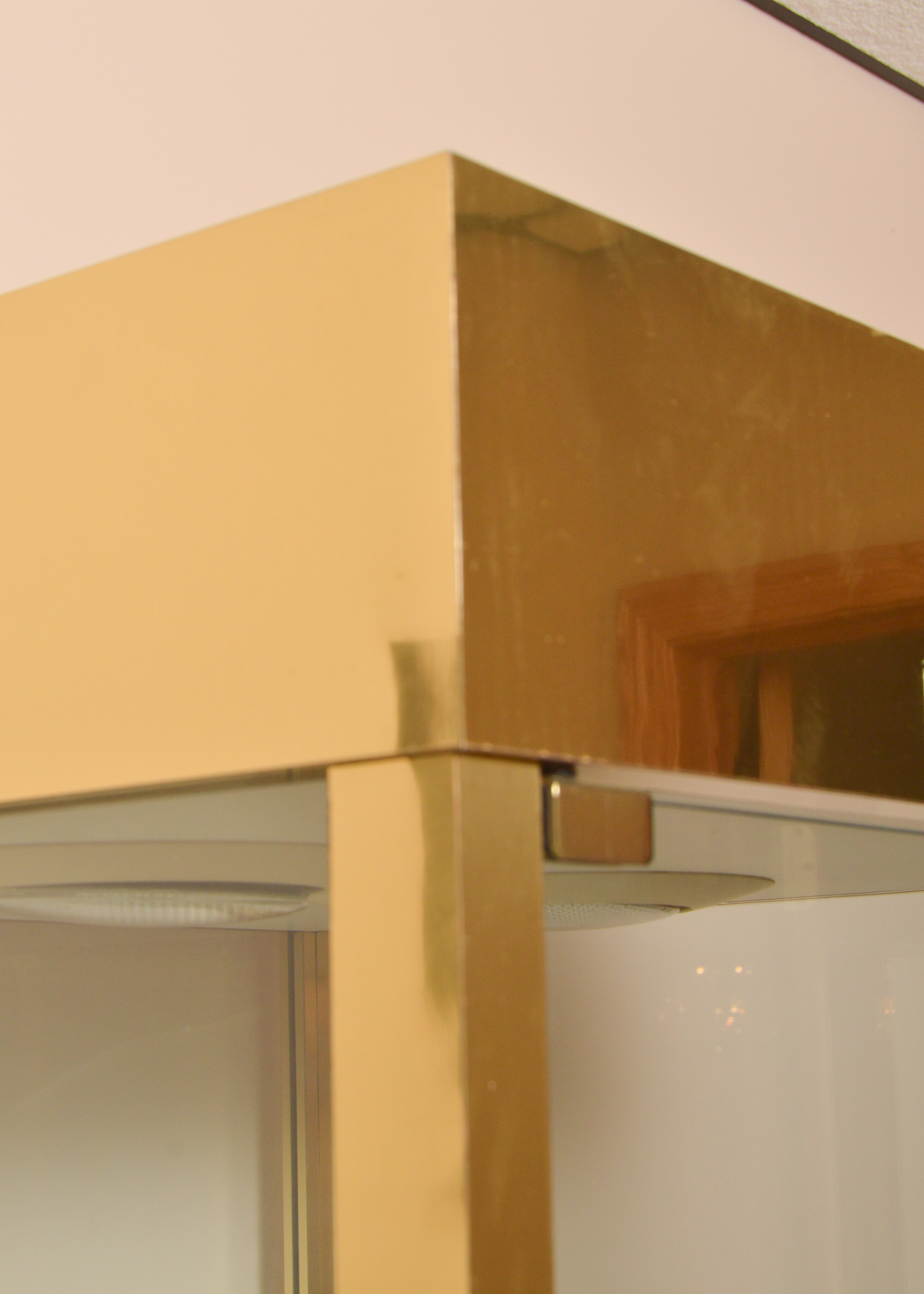 Metal and Glass Retail Display Cabinet by Lladró