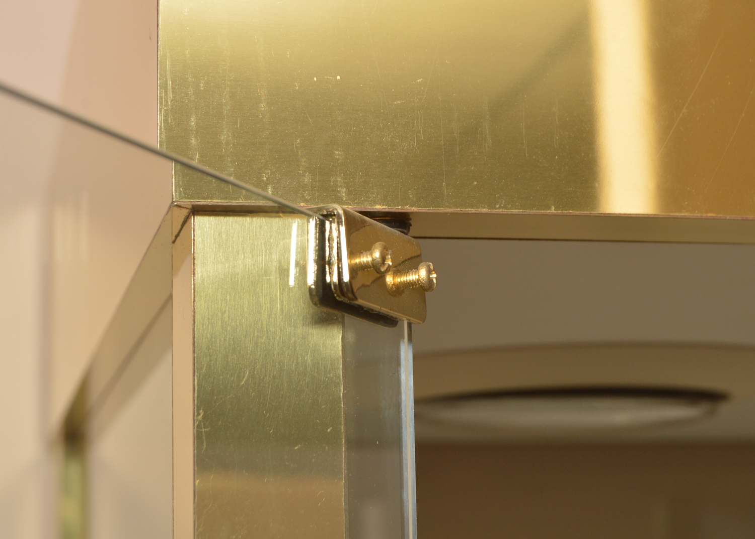 Metal and Glass Retail Display Cabinet by Lladró